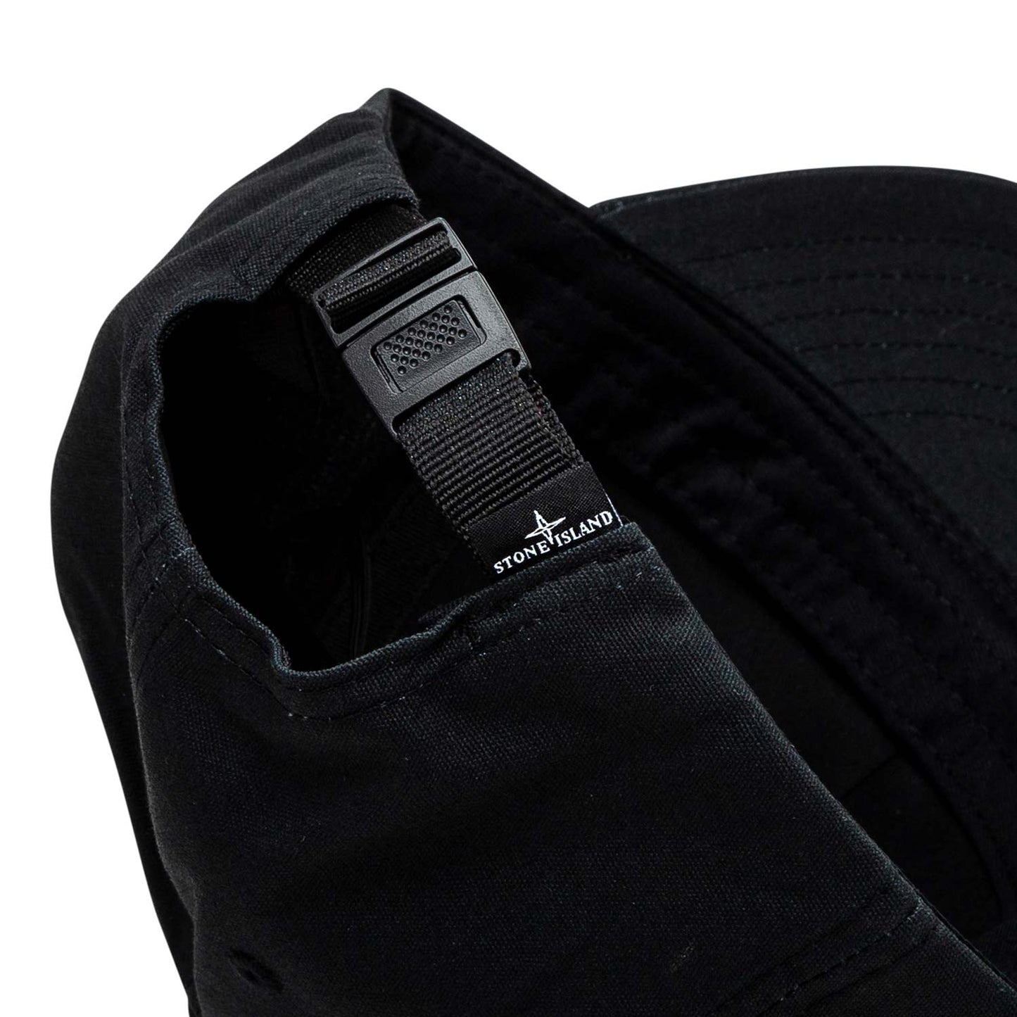 stone island 6-panel cap (black) - a.plus