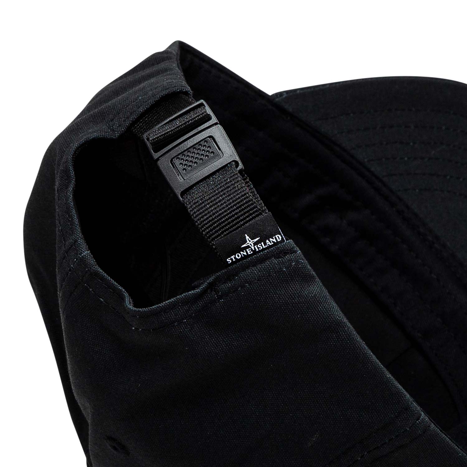 stone island 6-panel cap (black) - a.plus