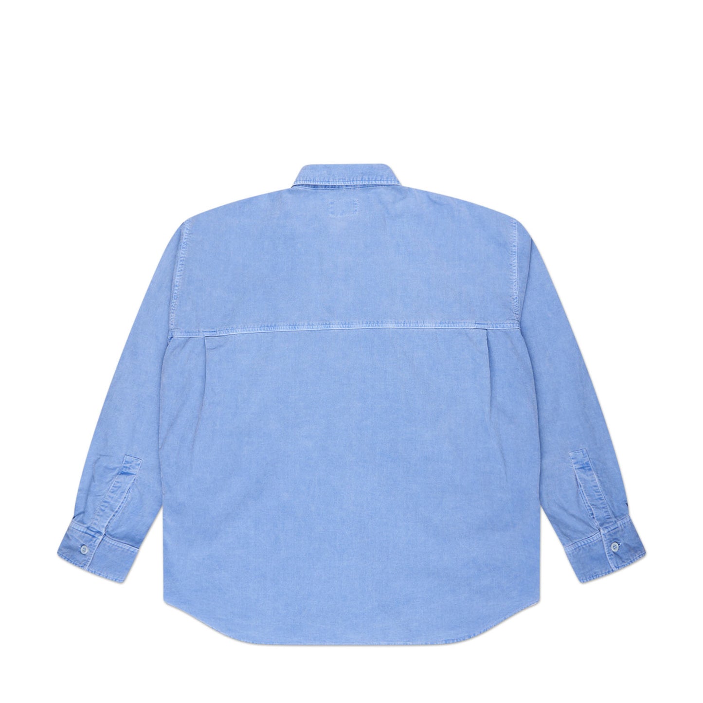 cav empt overdye cord design big shirt (blue) - a.plus