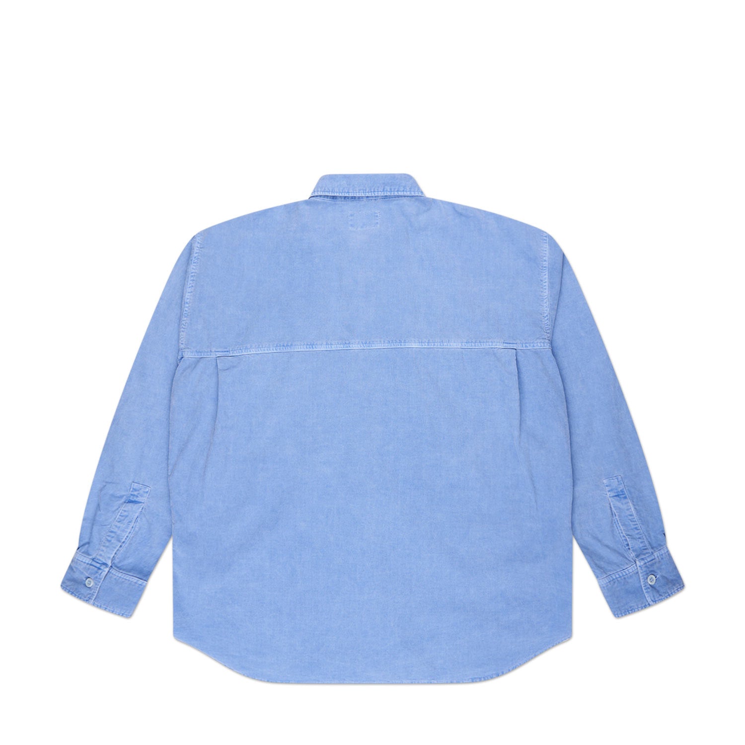 cav empt overdye cord design big shirt (blue) - a.plus