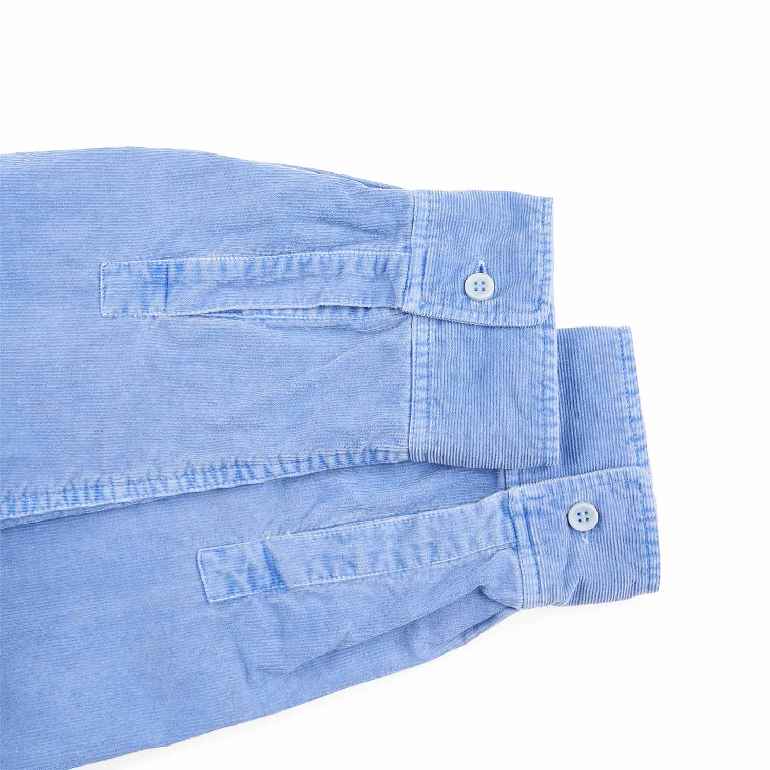 cav empt overdye cord design big shirt (blue) - a.plus