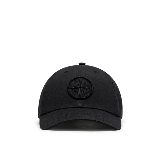 stone island 6-panel cap (black) - a.plus