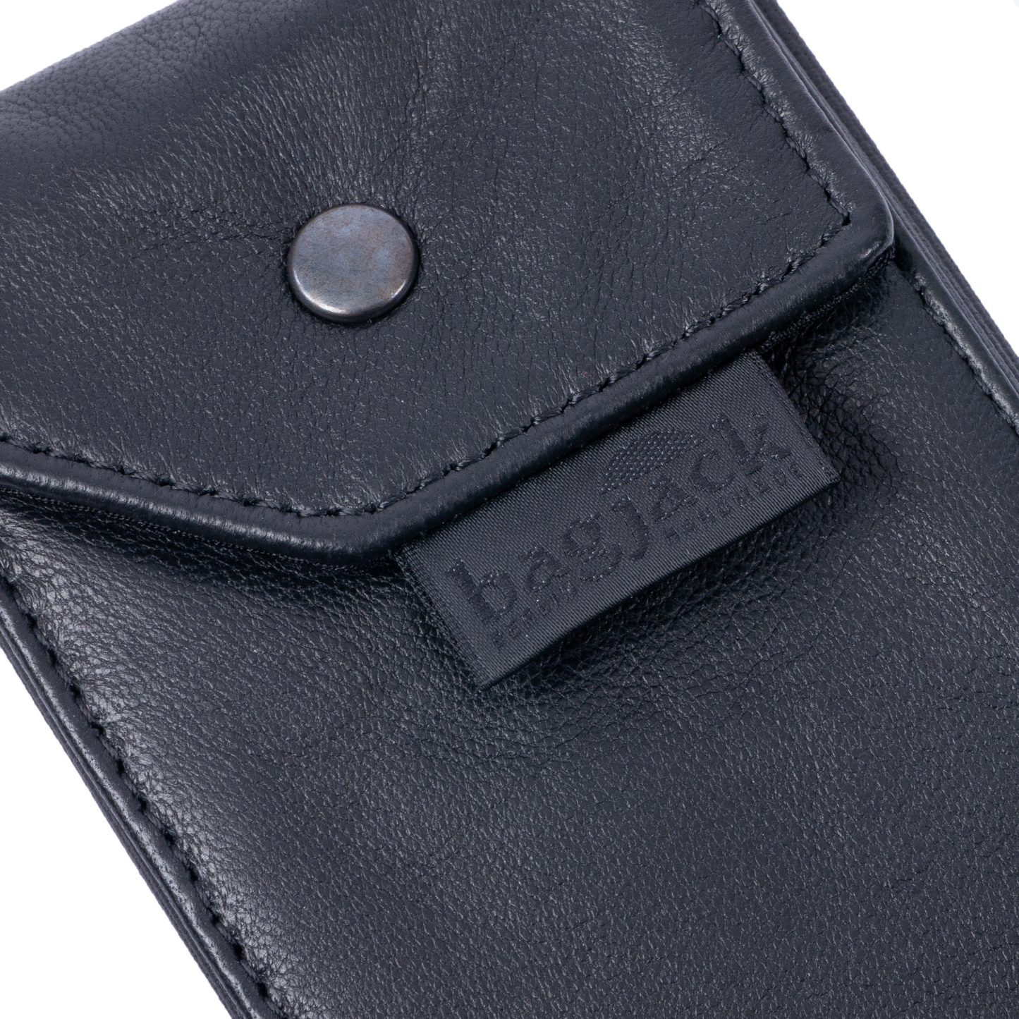 bagjack card carrier leather (black) - a.plus