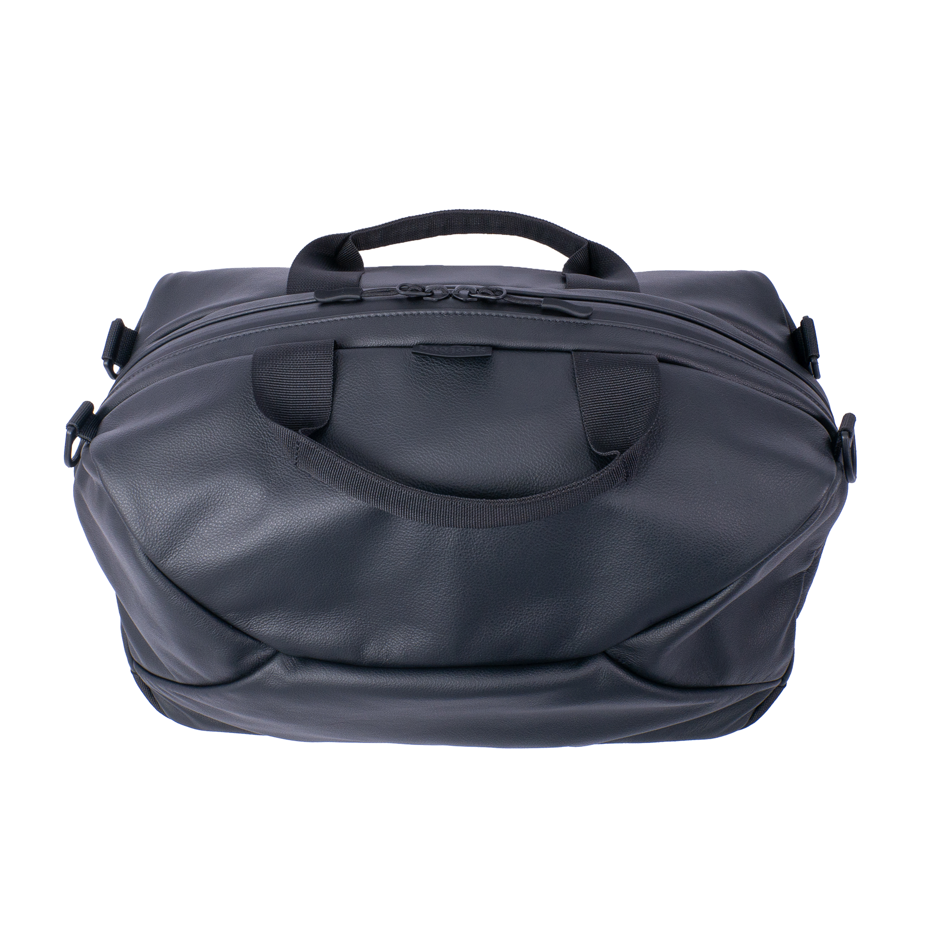 bagjack trvl duffle s leather (black) - a.plus