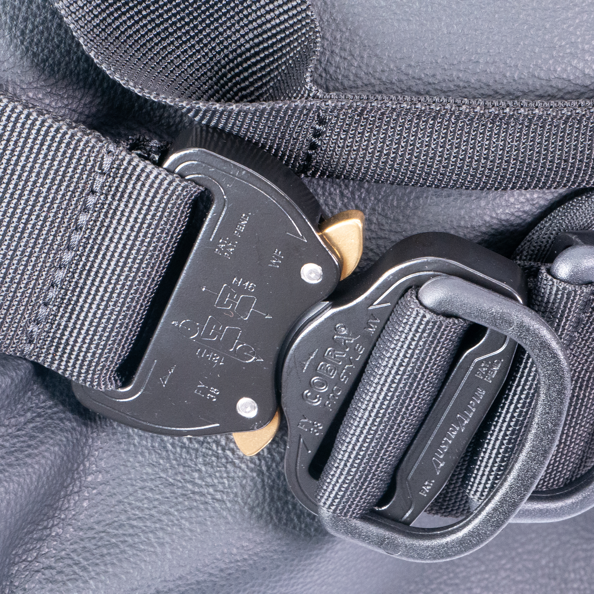 bagjack trvl duffle s leather (black) - a.plus