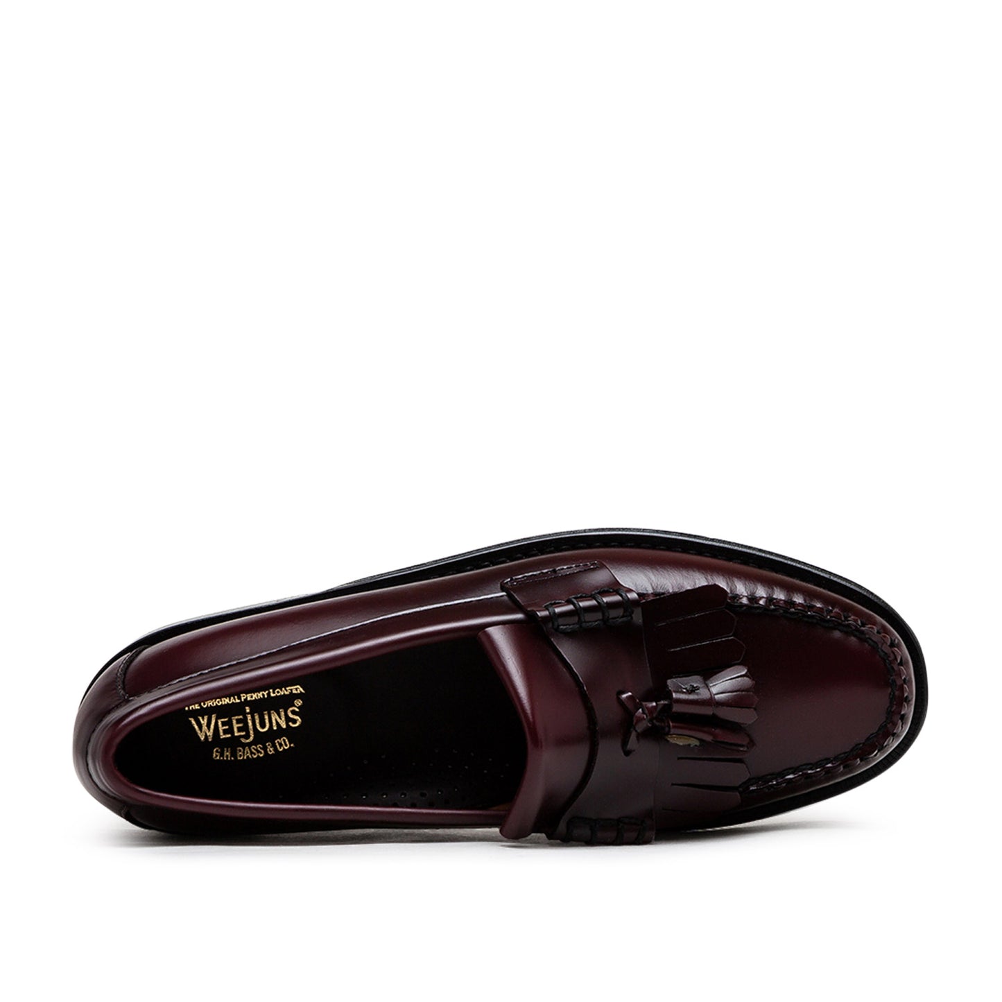 g.h.bass weejun heritage layton II moc kiltie (wine leather) - a.plus