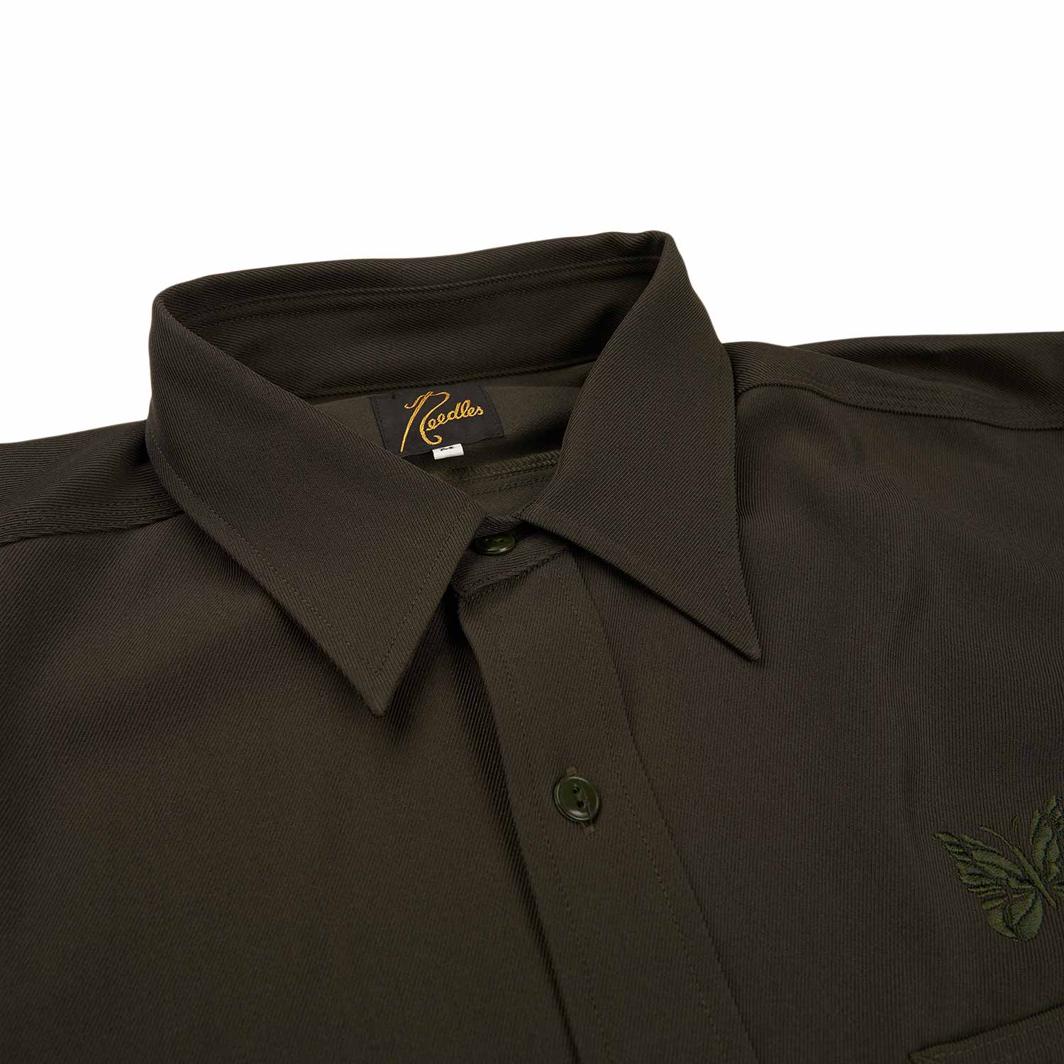 needles work shirt (green) - a.plus