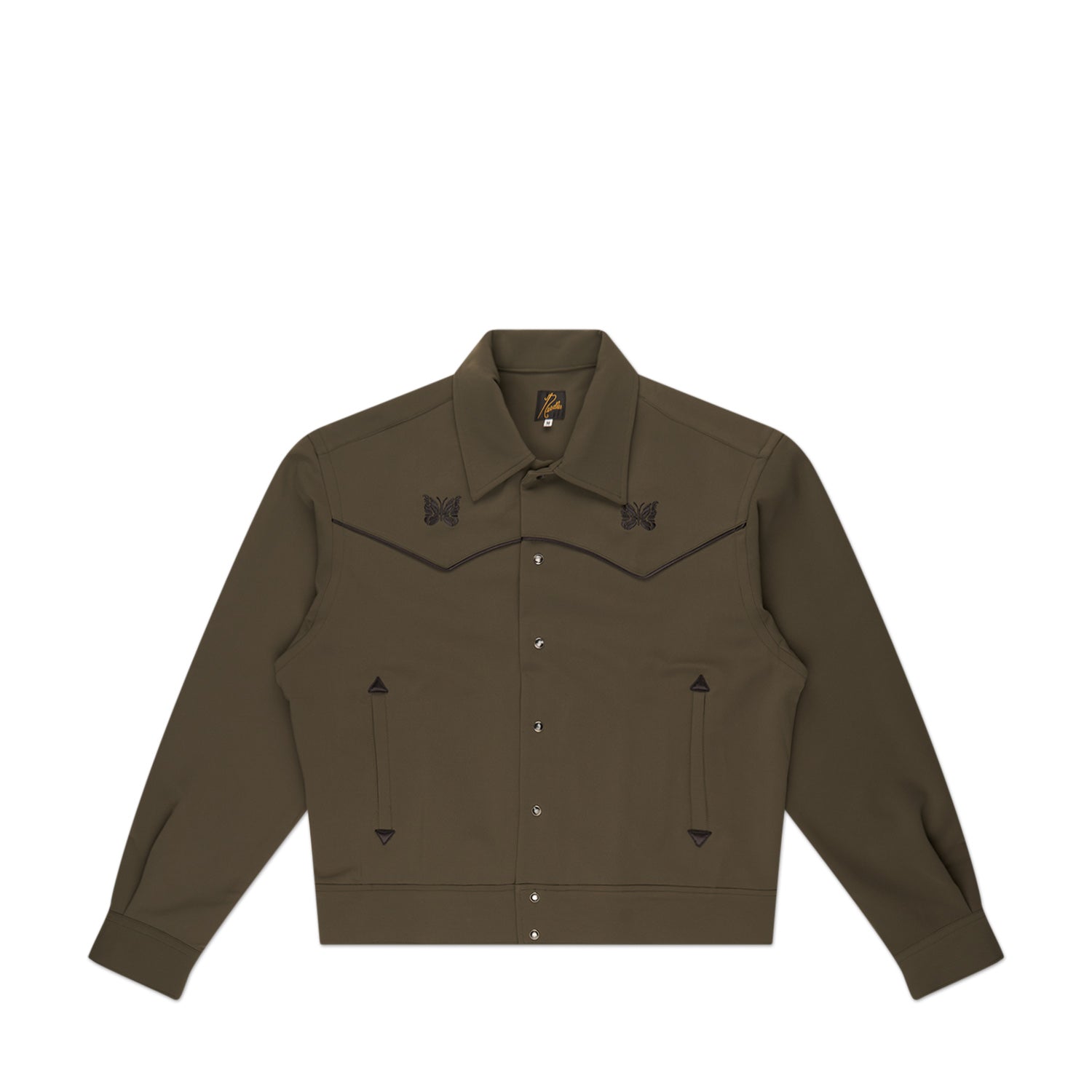 needles piping cowboy jacket (olive) - a.plus