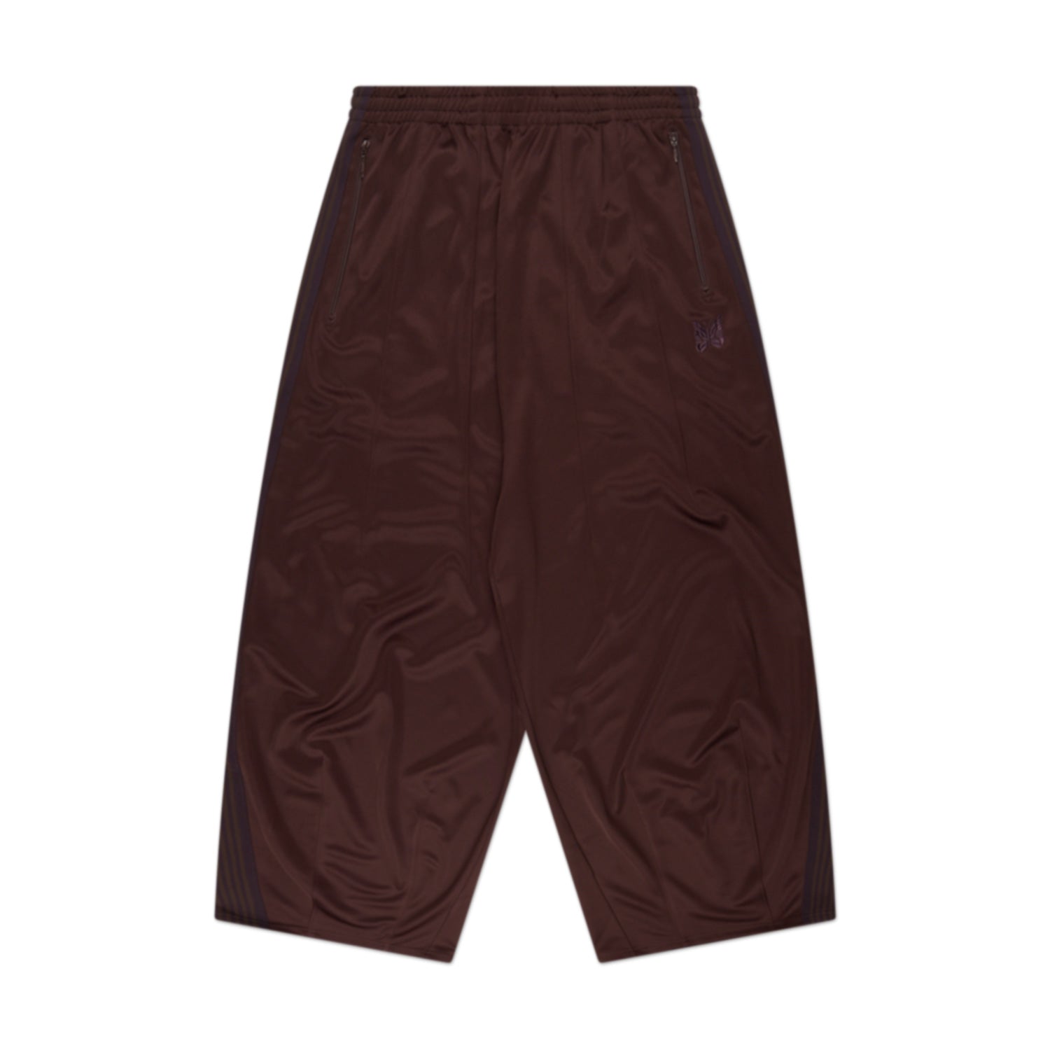 needles h.d. track pant (dark brown) - a.plus