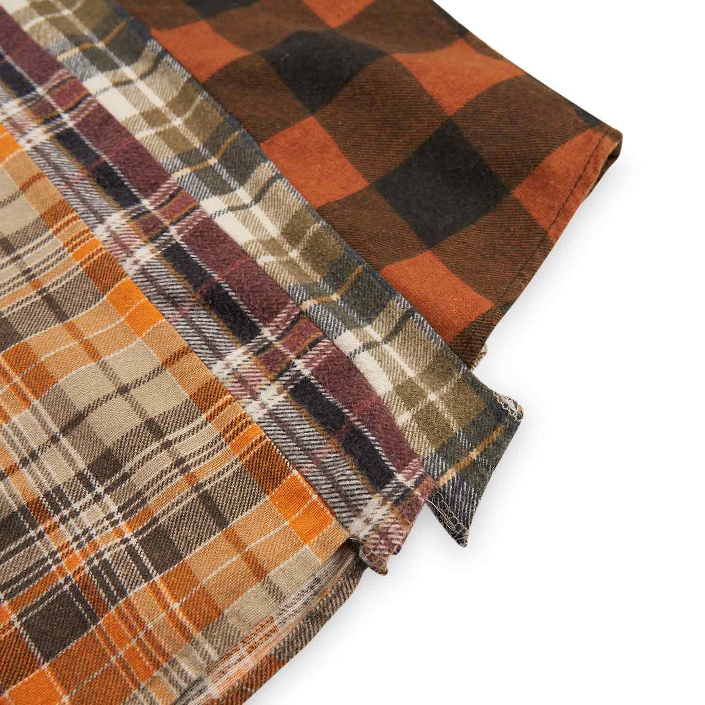 needles rebuild by needles 7 cuts flannel shirt (multi) - a.plus