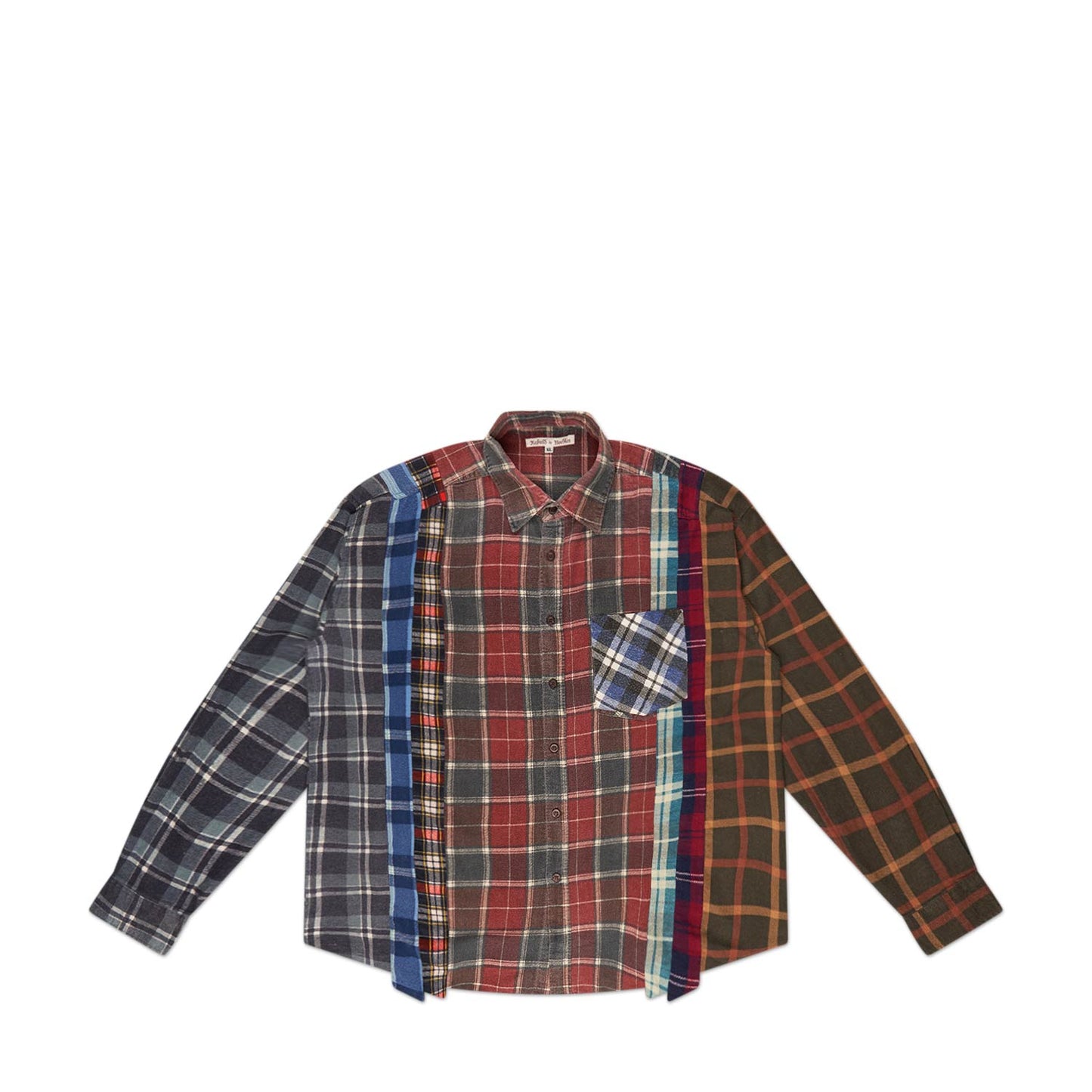 needles rebuild by needles 7 cuts flannel shirt (multi) - a.plus