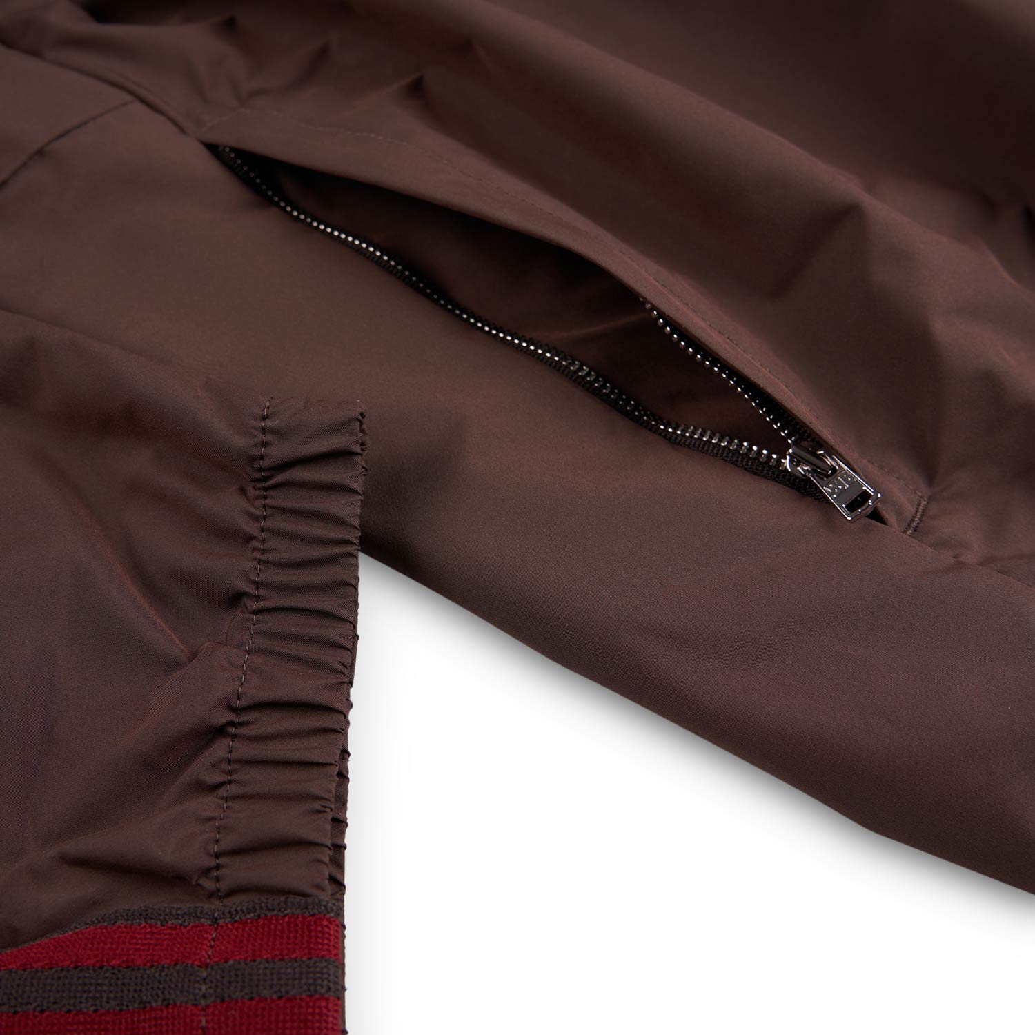 adidas x wales bonner nylon anorak (brown) - a.plus