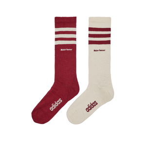 adidas x wales bonner socks (red / white) - a.plus