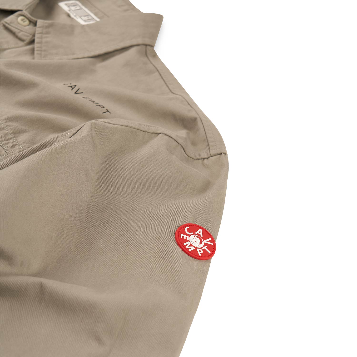 cav empt cotton casual shirt (grey) - a.plus