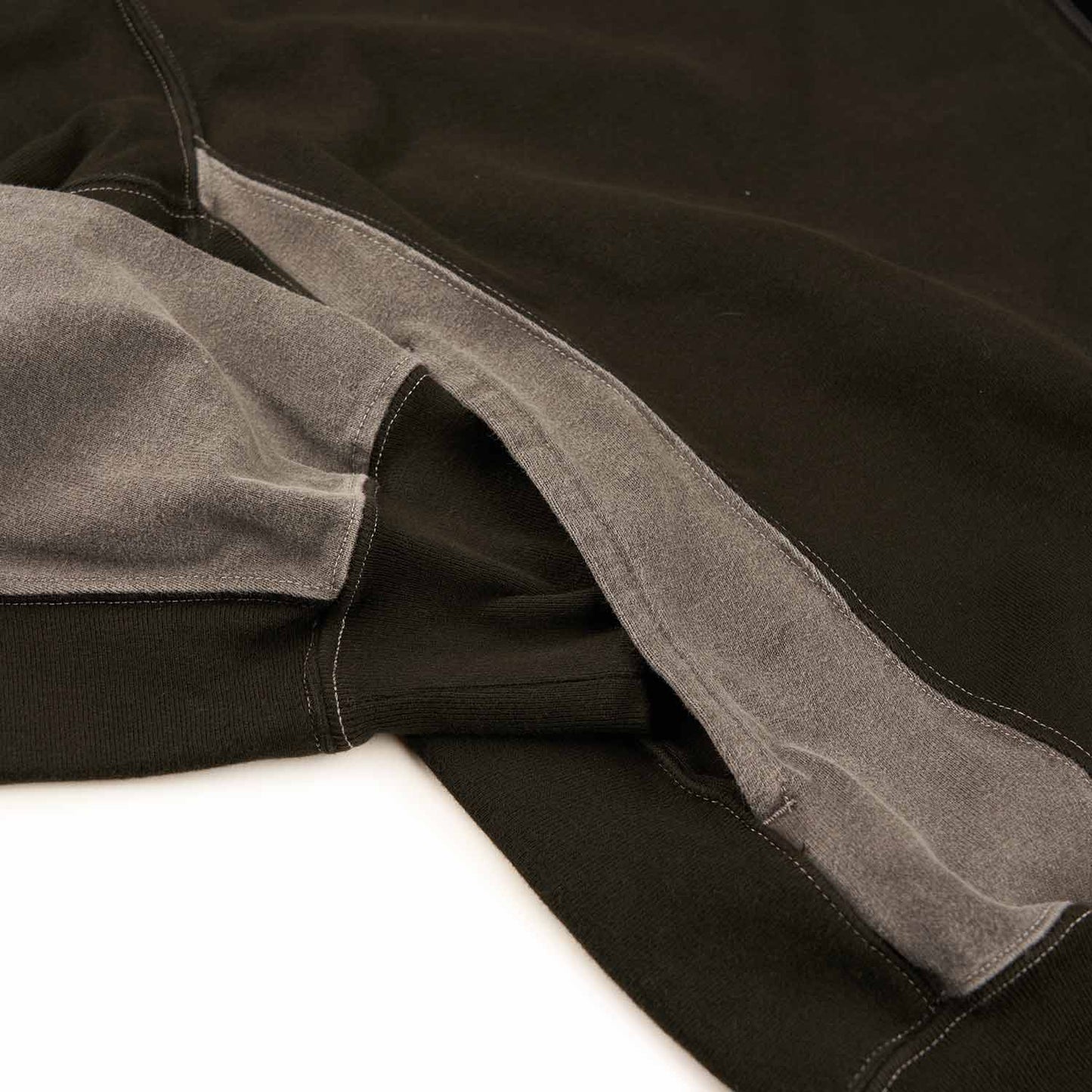 cav empt overdye panaled light zip (black) - a.plus