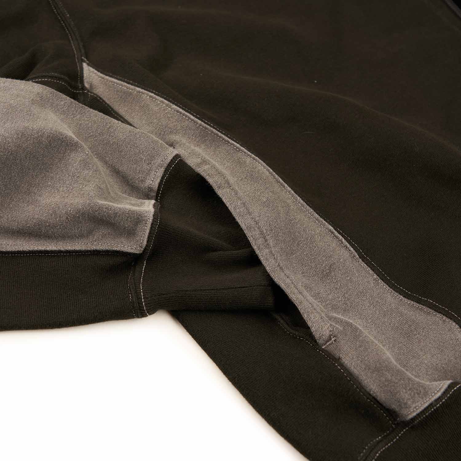 cav empt overdye panaled light zip (black) - a.plus