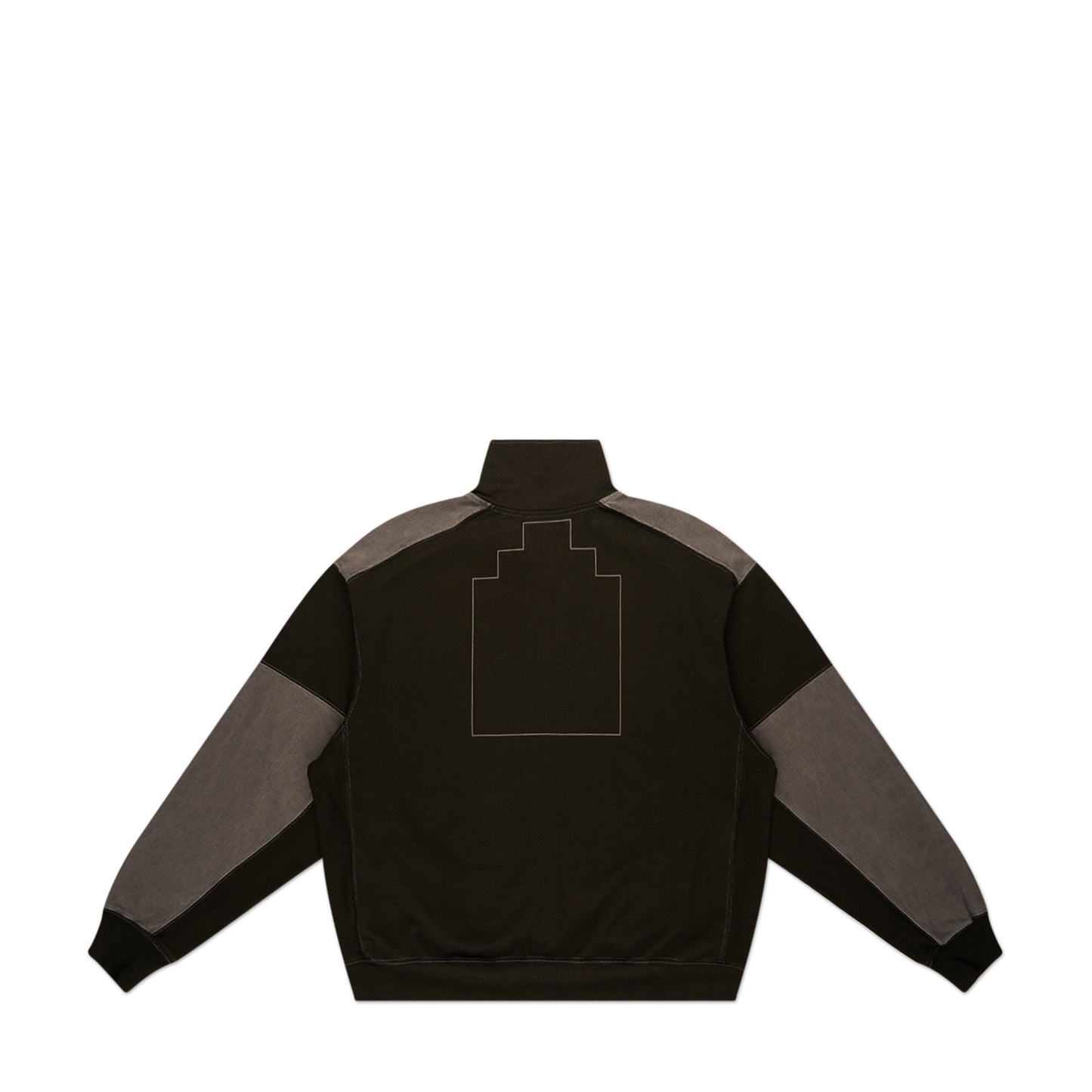 cav empt overdye panaled light zip (black) - a.plus