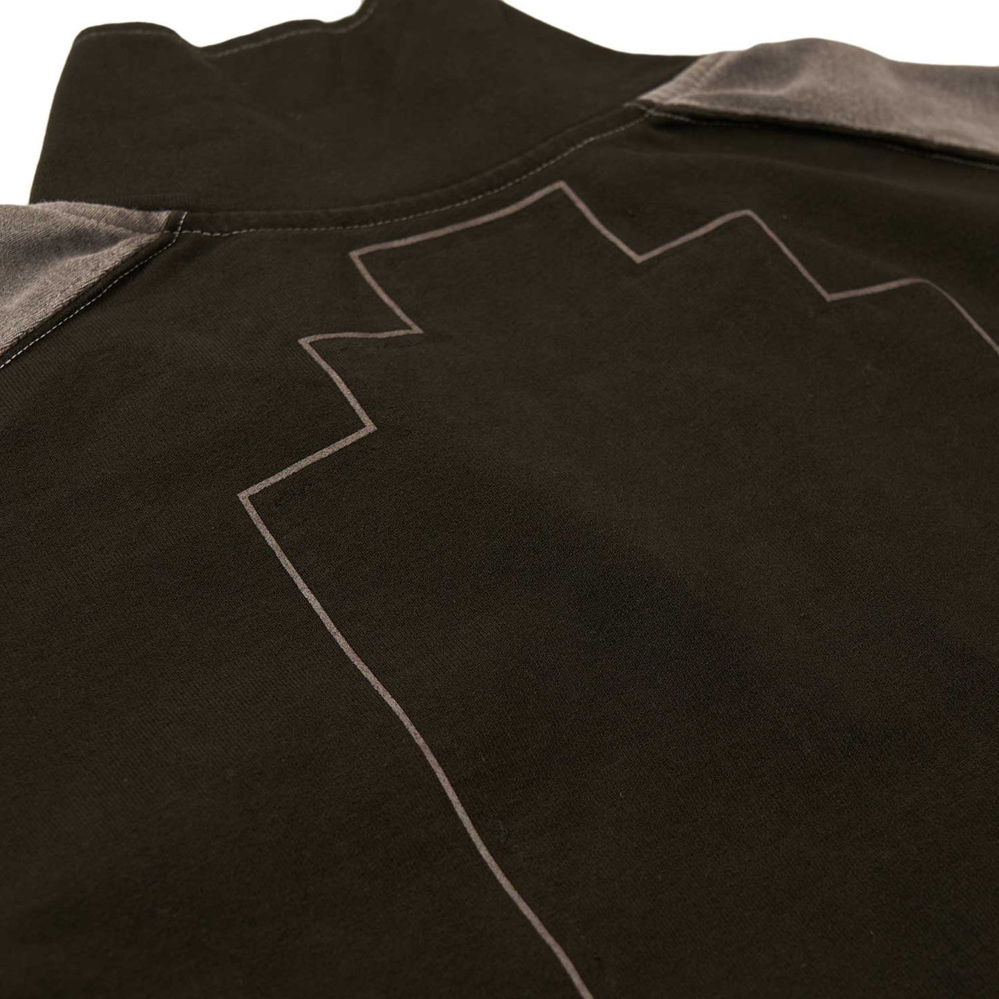 cav empt overdye panaled light zip (black) - a.plus