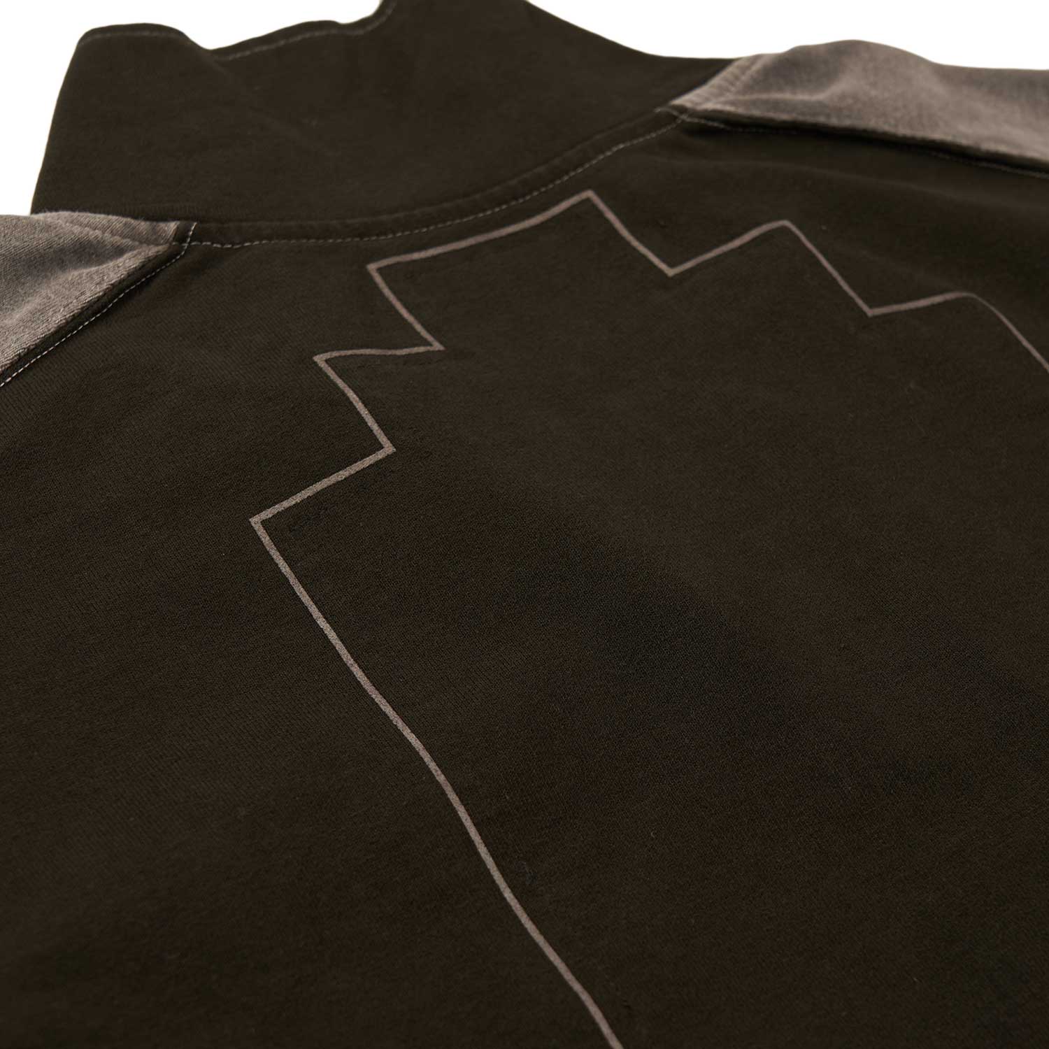 cav empt overdye panaled light zip (black) - a.plus