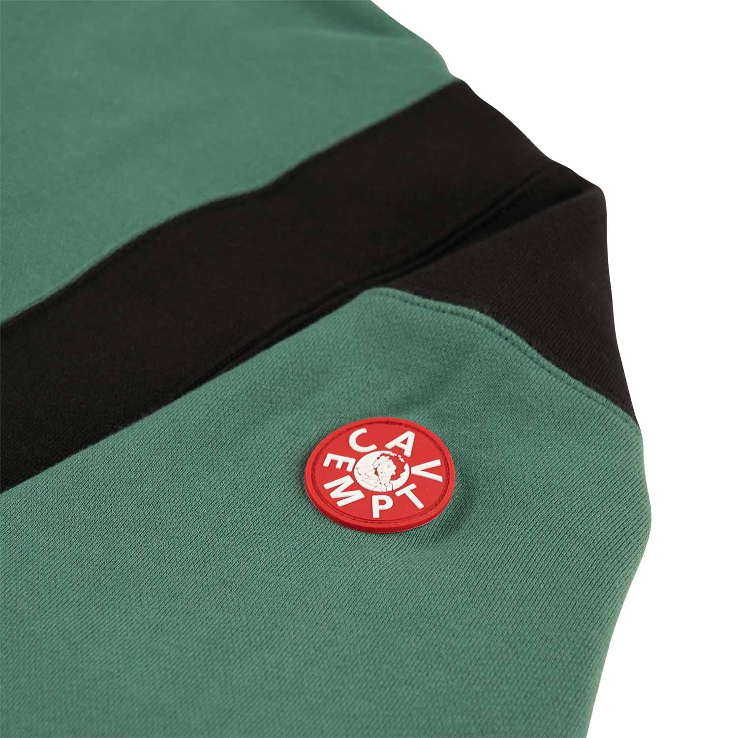 cav empt side colour crewneck (green) - a.plus