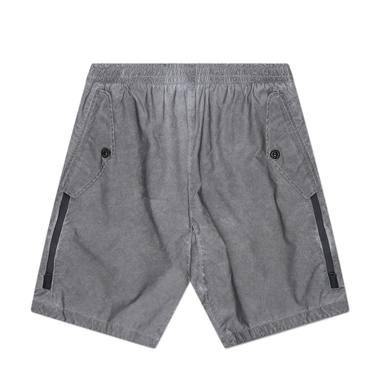 stone island plated reflective shorts (dark grey)