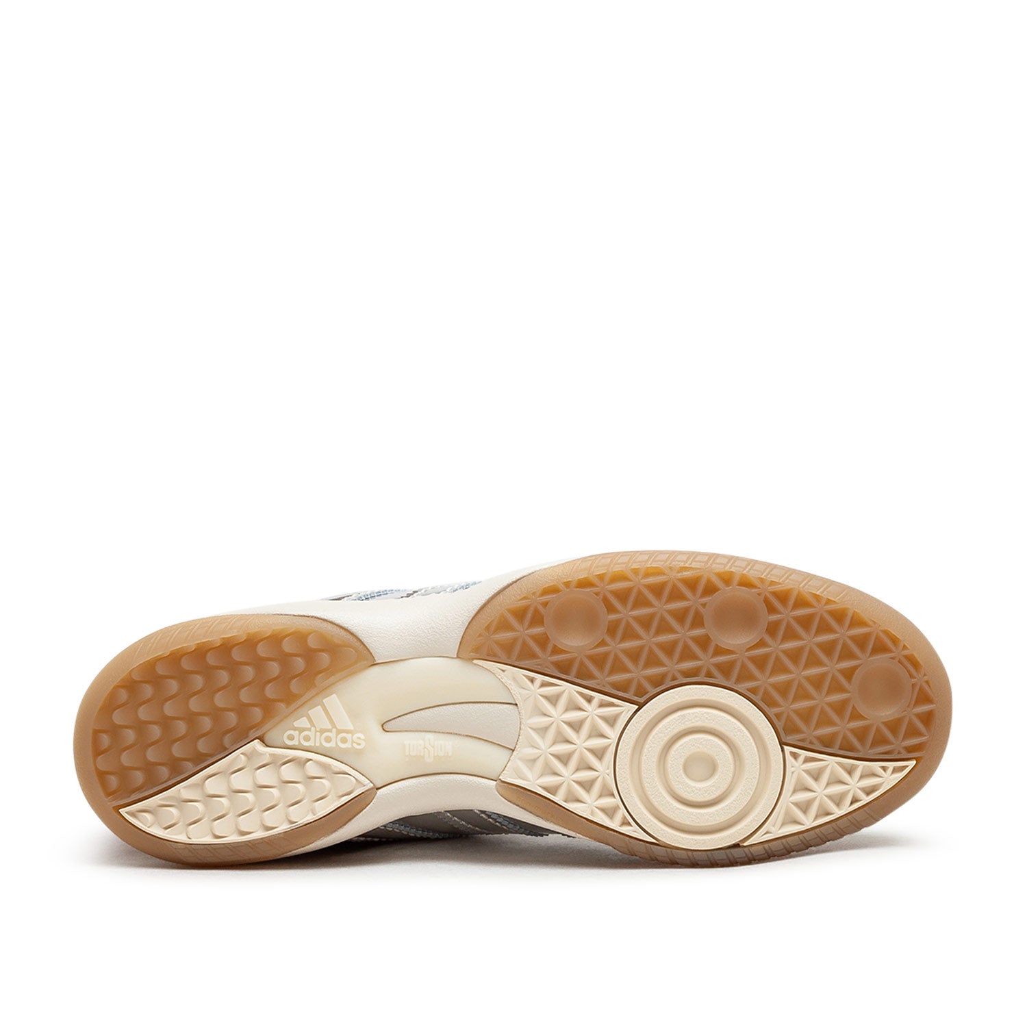 adidas x wales bonner samba (metallic silver / brown/ white) - a.plus