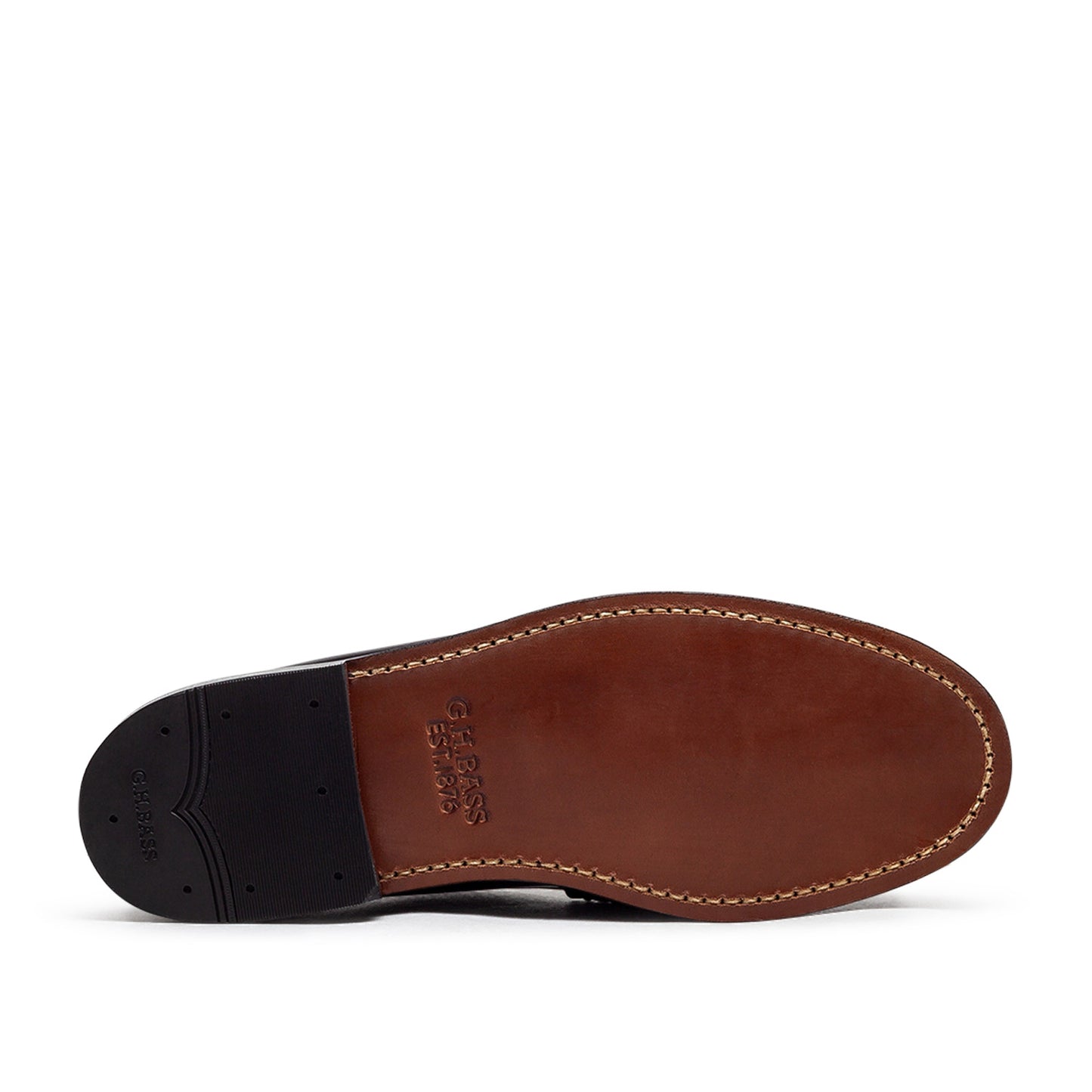 g.h.bass weejun heritage larson moc penny (dark brown) - a.plus