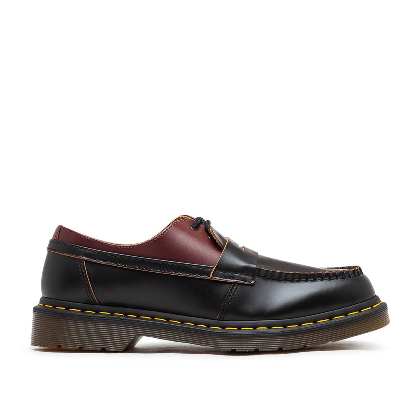 dr martens x mm6 1461 penton mashup (black / red) - a.plus