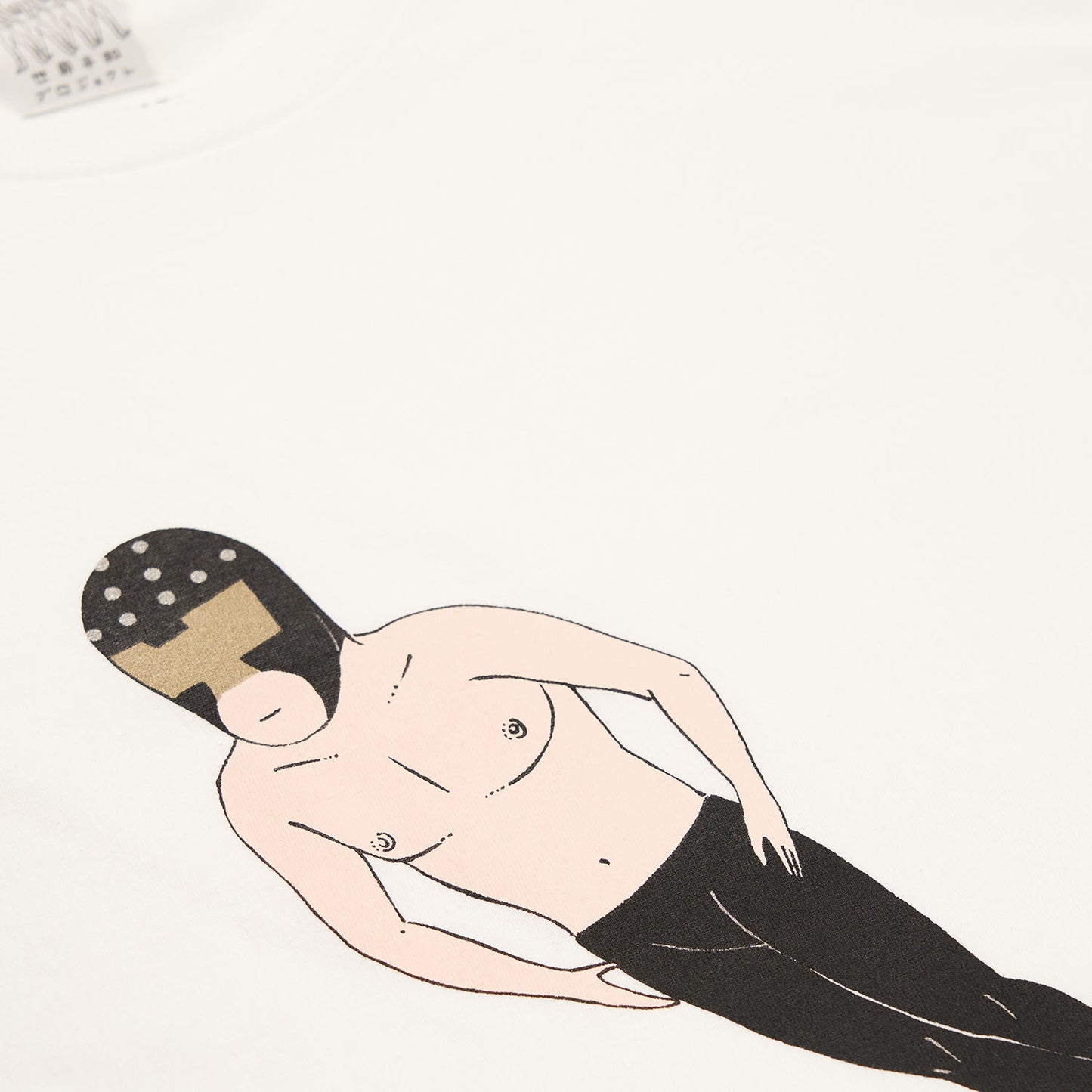 wacko maria crew neck t-shirt type-2 (white) - a.plus