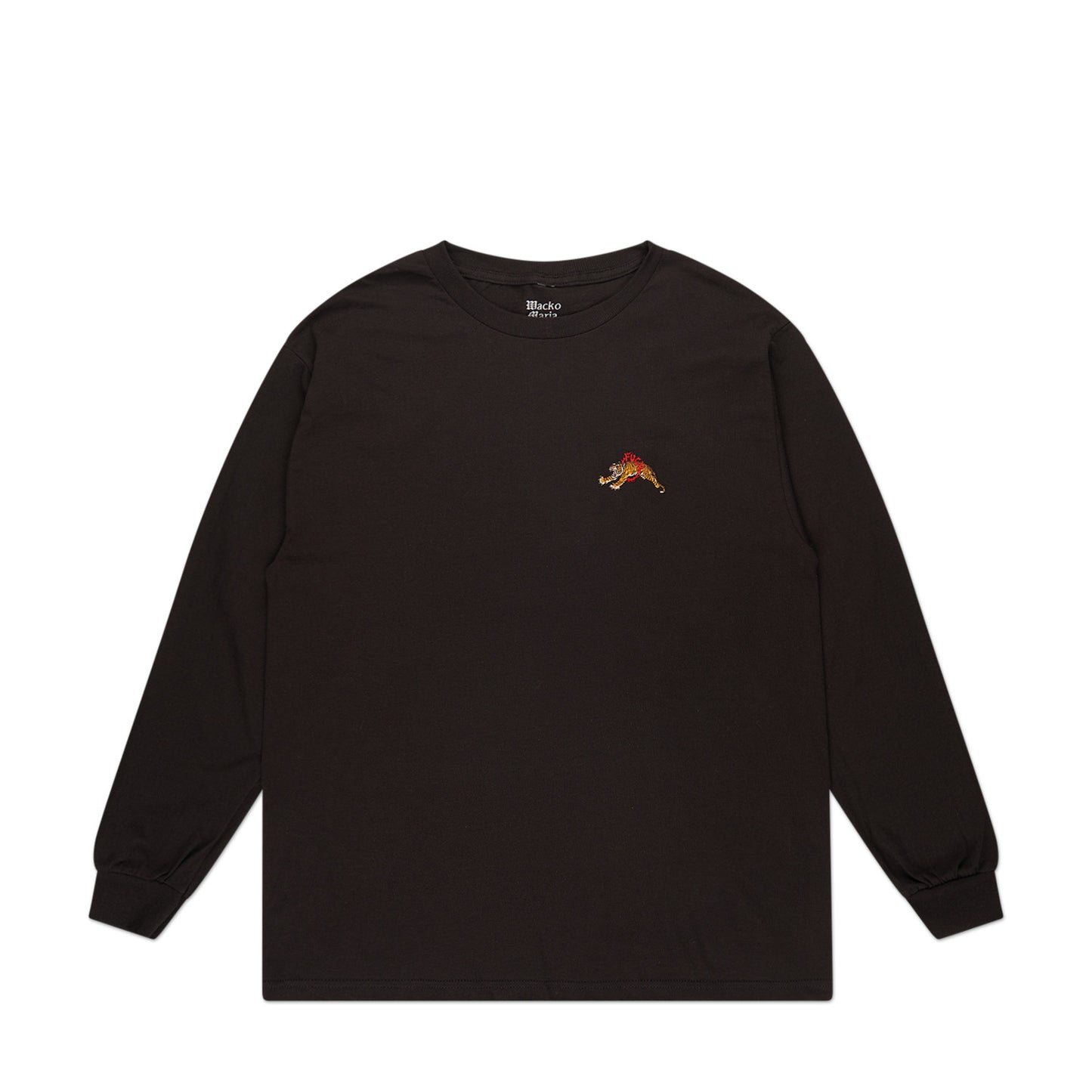 wacko maria x tim lehi crew neck long sleeve t-shirt type-1 (black) - a.plus