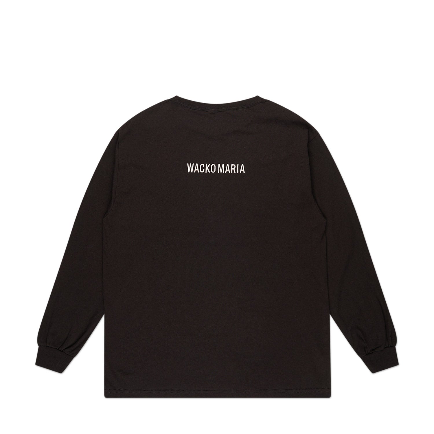wacko maria x tim lehi crew neck long sleeve t-shirt type-1 (black) - a.plus
