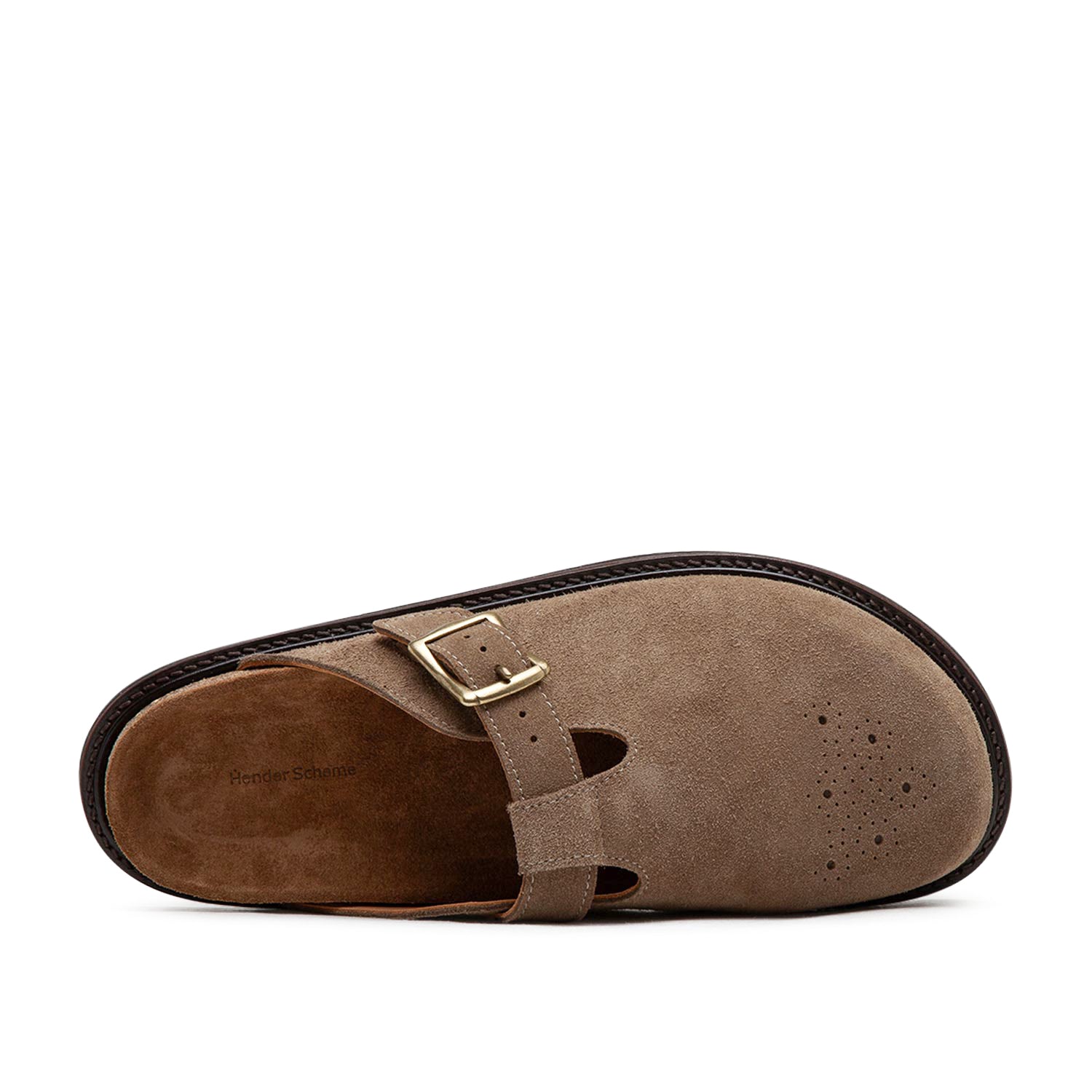 hender scheme buggs suede (khaki beige) - a.plus
