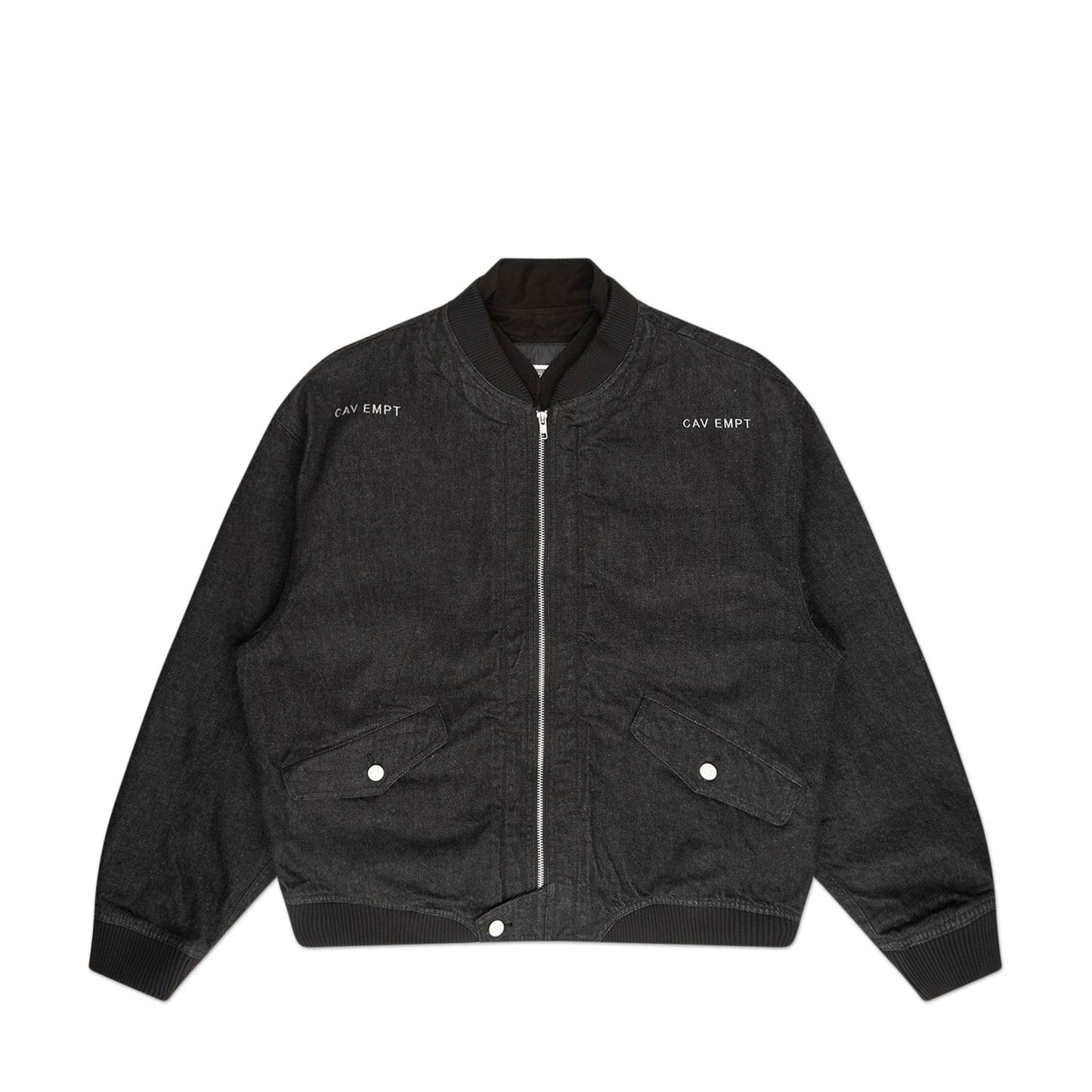 Cav Empt DBL Flap ZIP Jacket (black) - a.plus