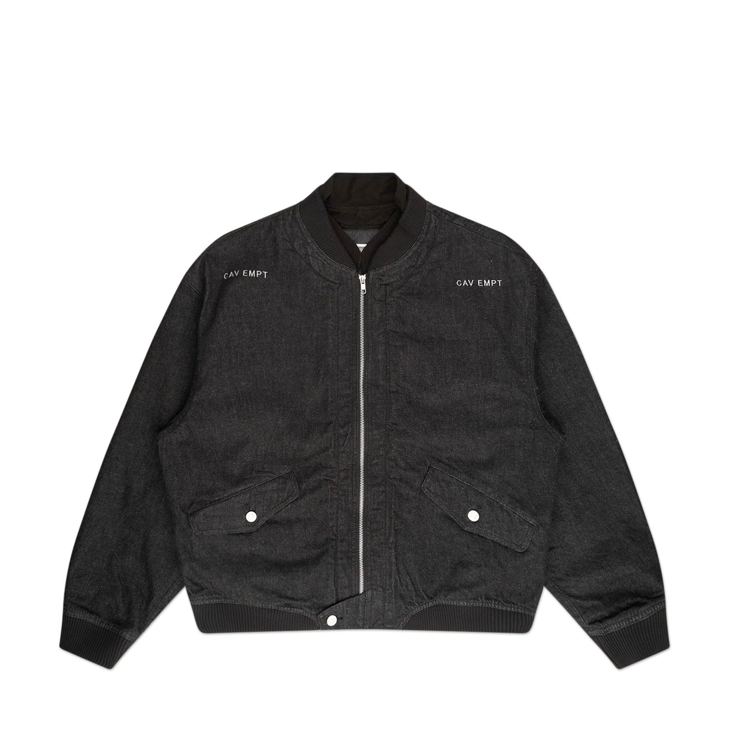 Cav Empt DBL Flap ZIP Jacket (black) - a.plus