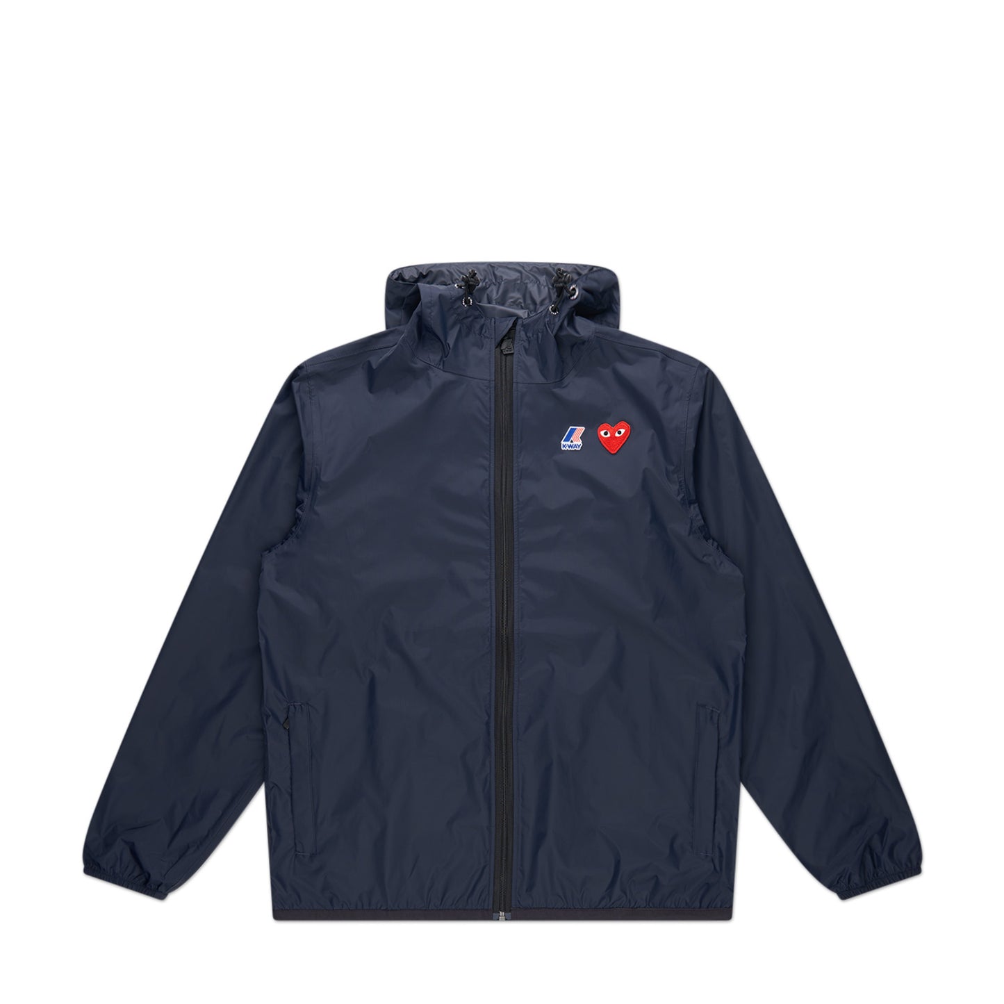 Comme des Garçons Play K-WAY Le Vrai Zip Jacket (navy) - a.plus