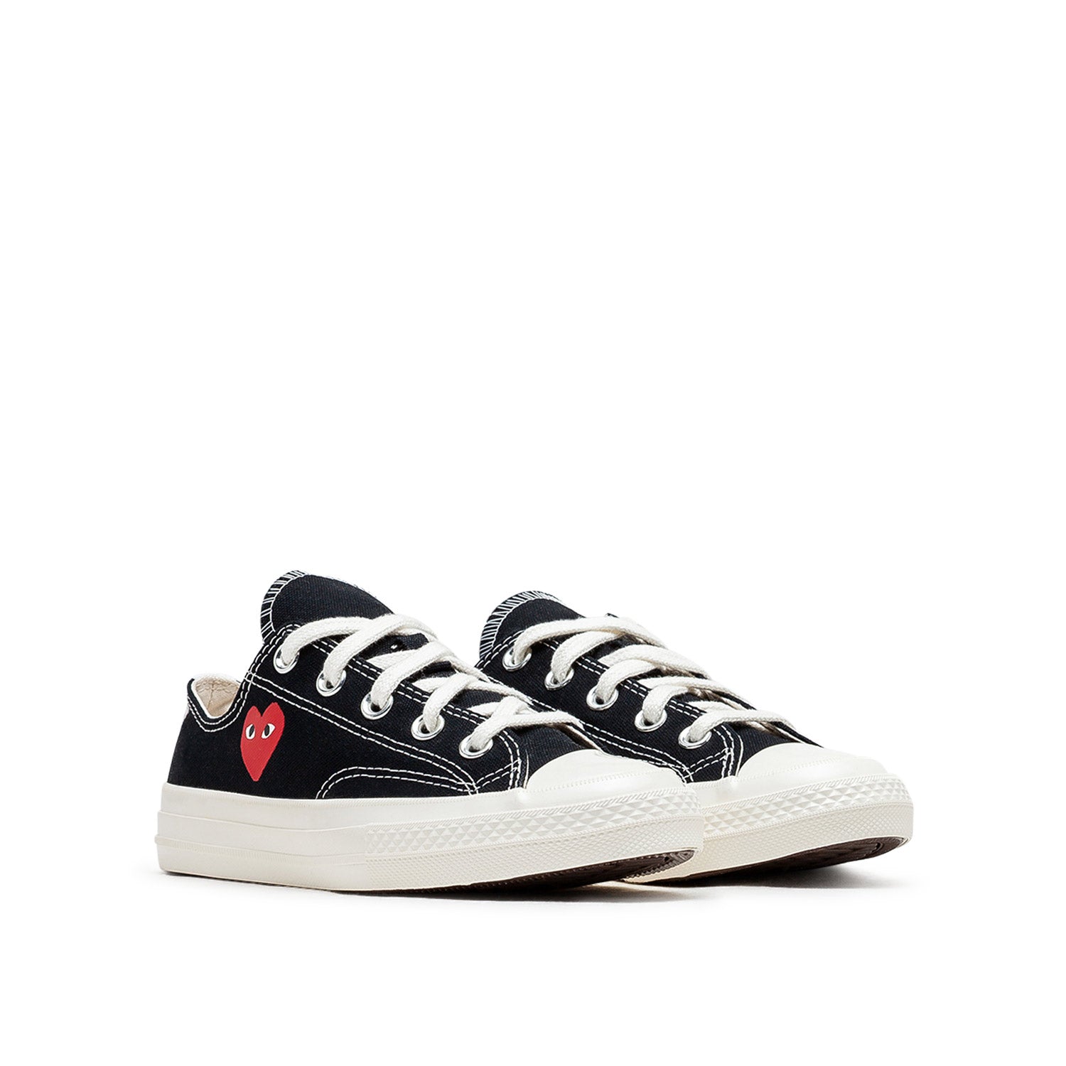 Converse x Comme des Garçons KIDS Chuck 70 Low  'Single Heart' (Black) - a.plus