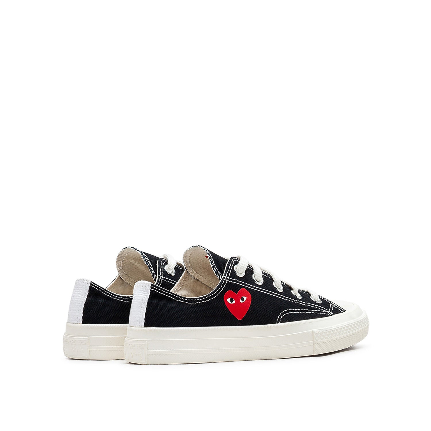 Converse x Comme des Garçons KIDS Chuck 70 Low  'Single Heart' (Black) - a.plus