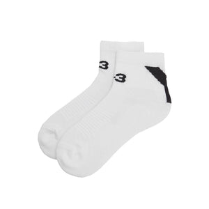 adidas Y-3 Lo Socks (White / Black) - a.plus
