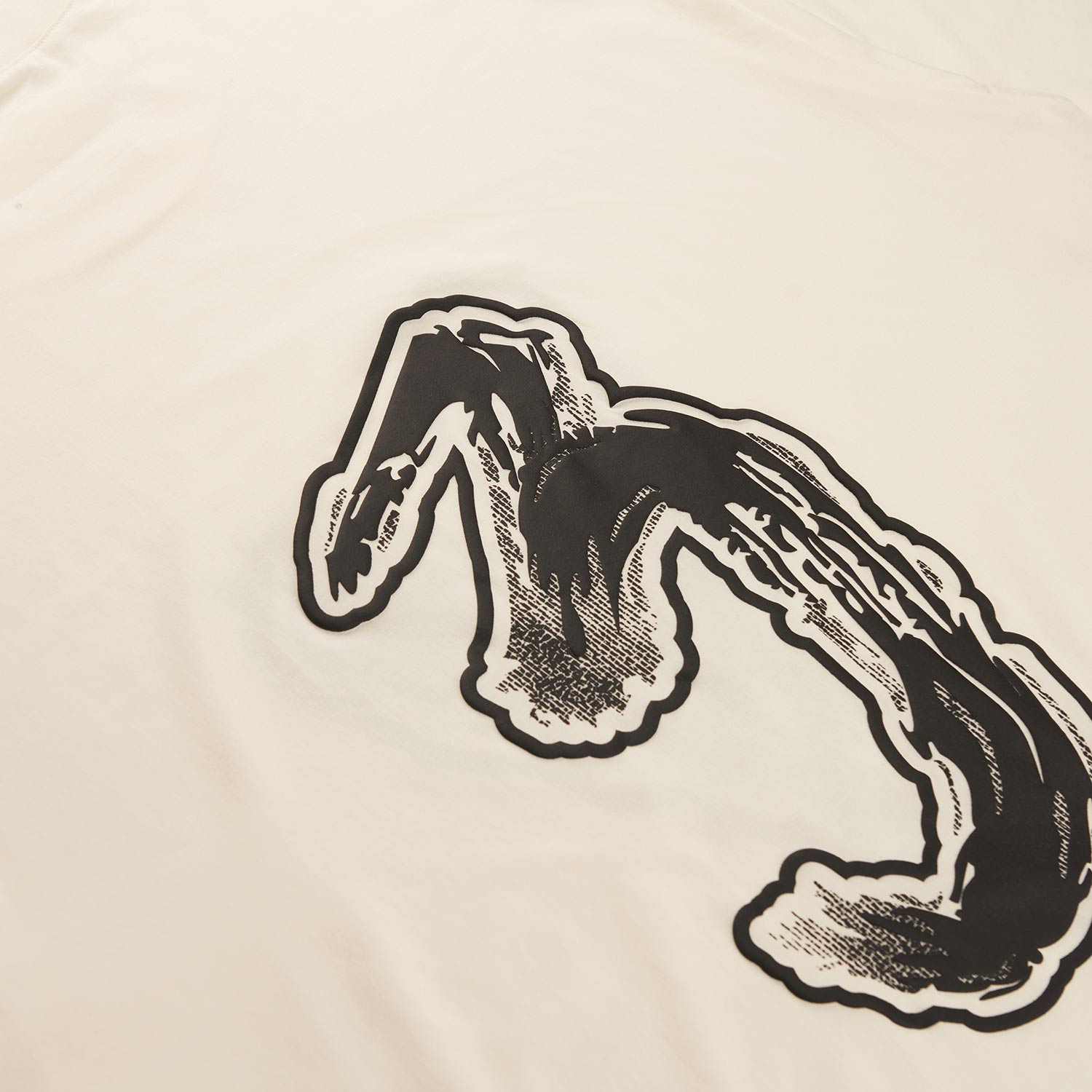 adidas Y-3 Graphic Logo Short Sleeve Tee (White) - a.plus