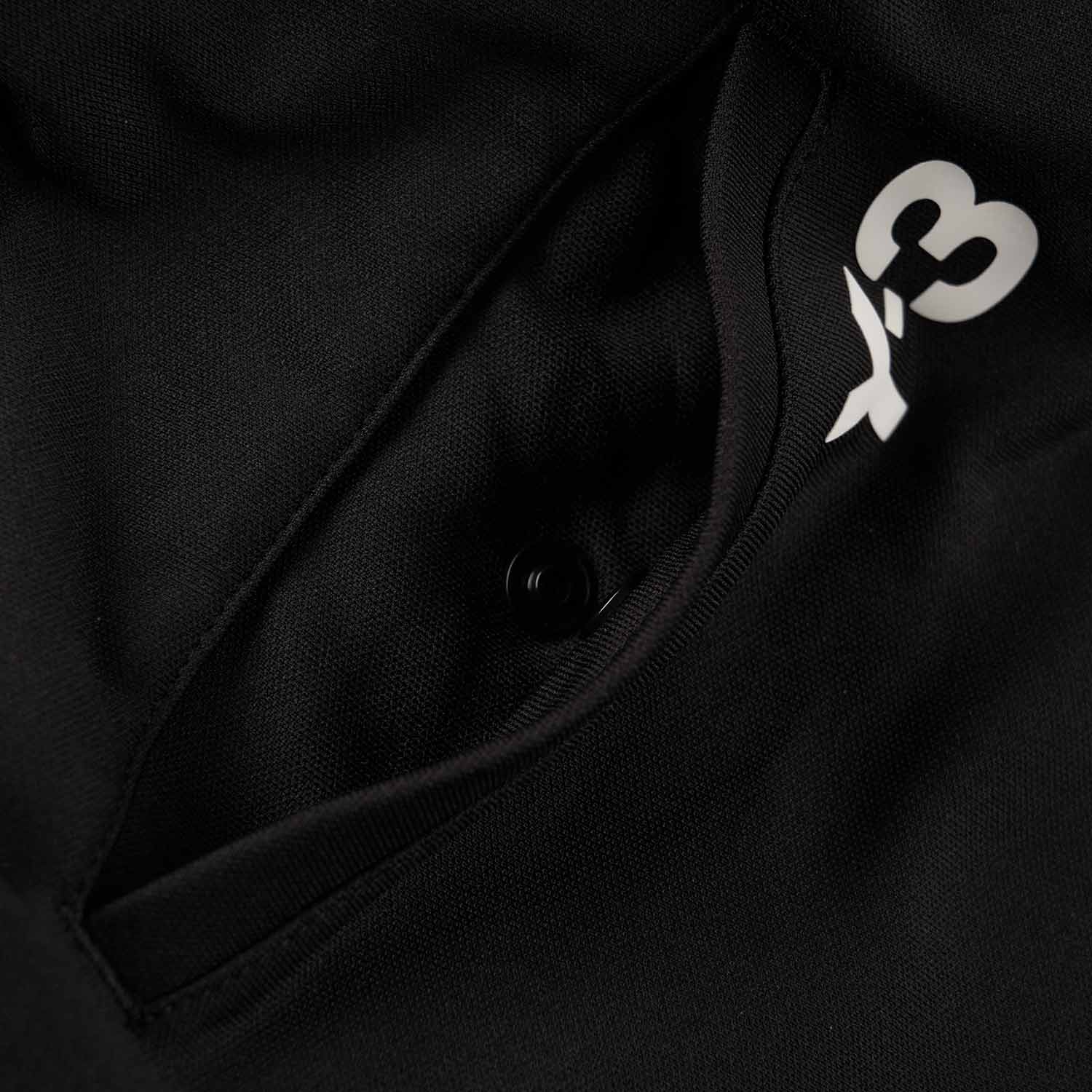 Y-3 3-Stripes Track Pants (Black / White) - a.plus