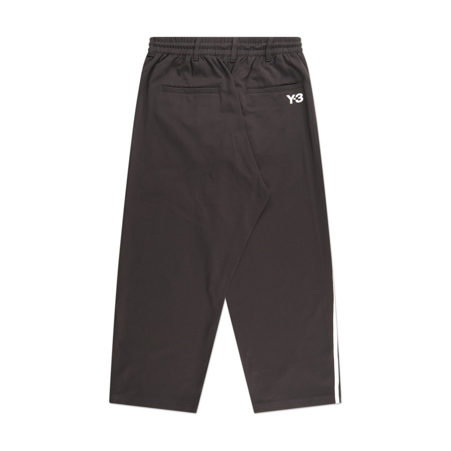 Y-3 3-Stripes Track Pants (Black / White) - a.plus