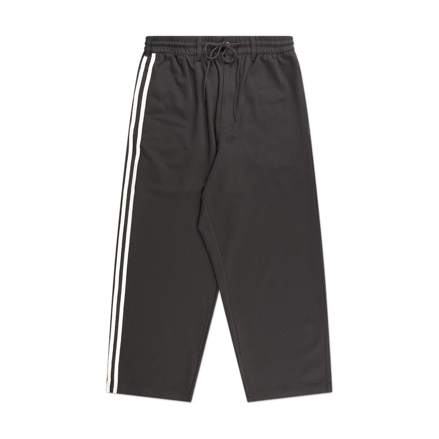 Y-3 3-Stripes Track Pants (Black / White) - a.plus