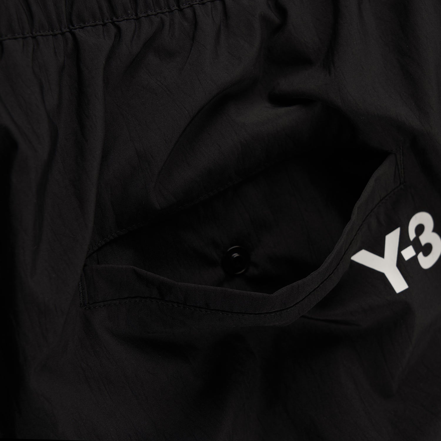 Y-3 3-Streifen Nylon Shell 1/2 Zip Jacket (Black) - a.plus