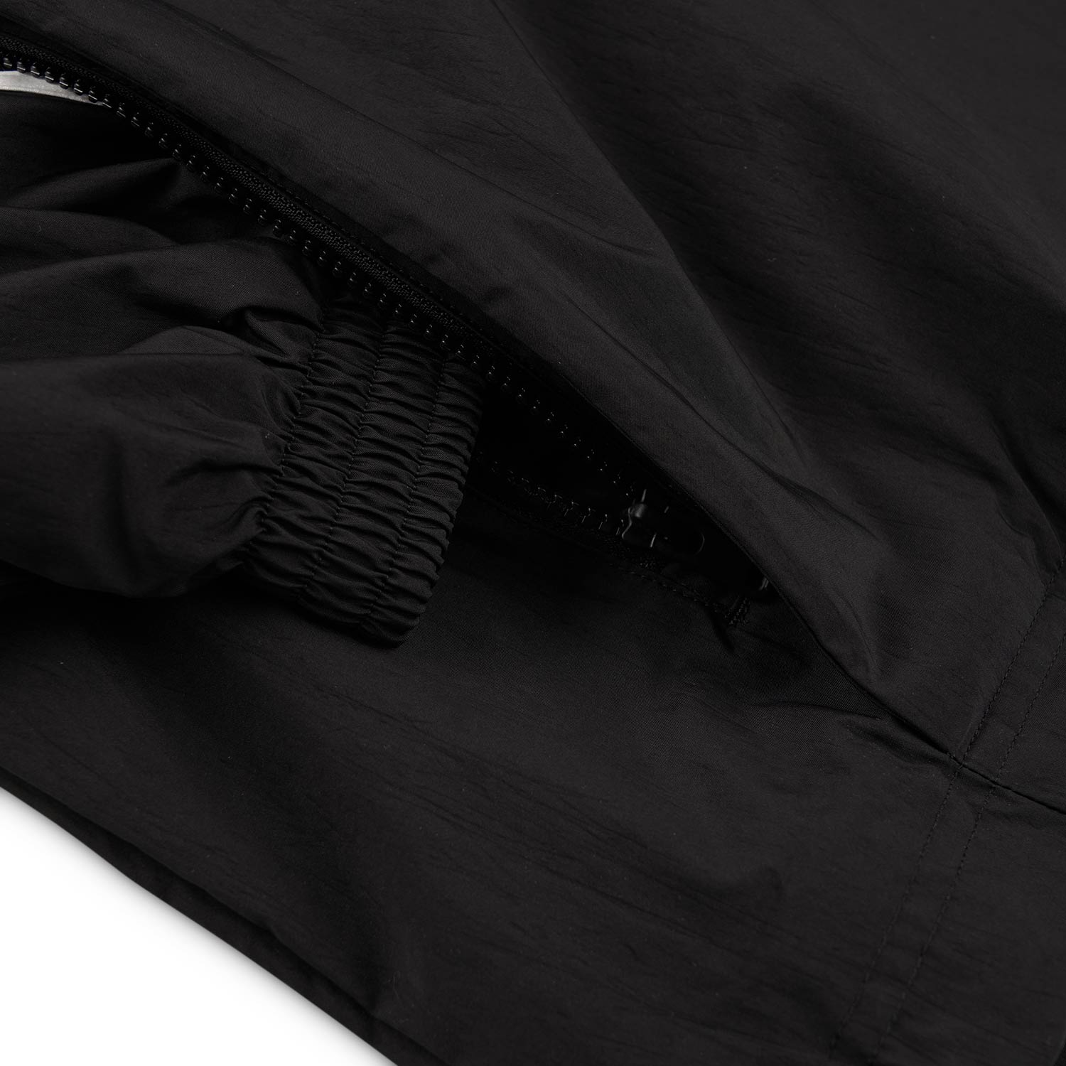 Y-3 3-Streifen Nylon Shell 1/2 Zip Jacket (Black) - a.plus