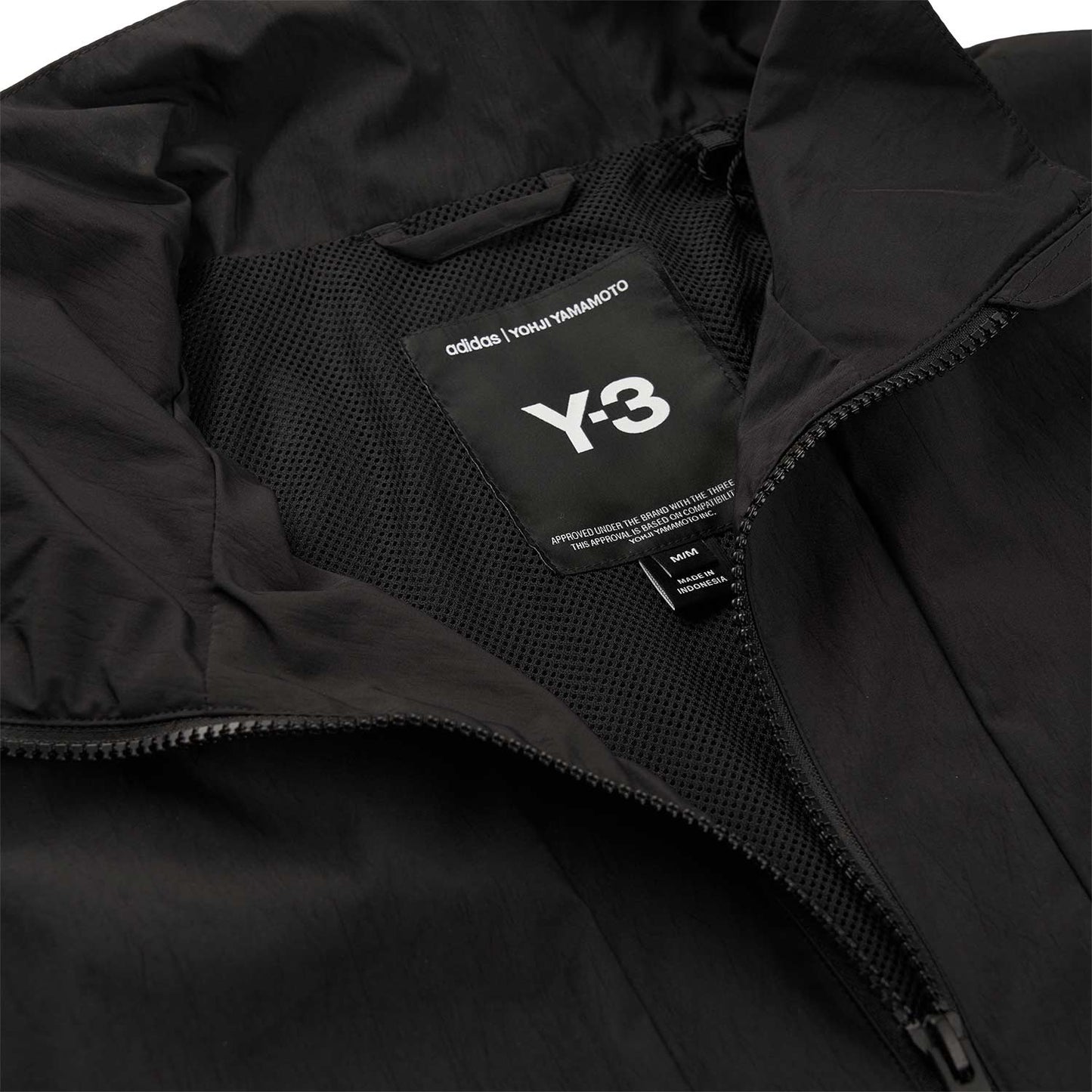 Y-3 3-Streifen Nylon Shell 1/2 Zip Jacket (Black) - a.plus