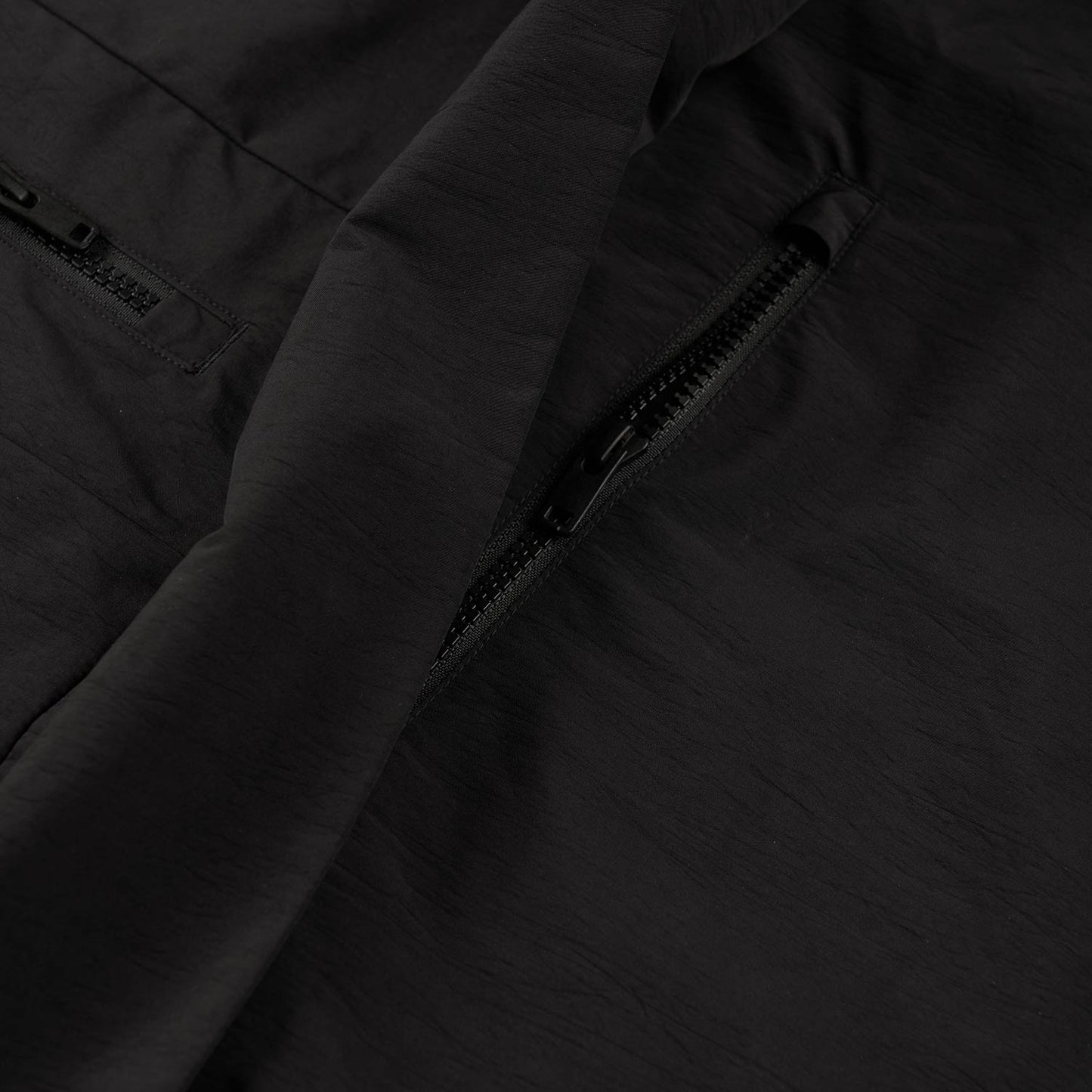 Y-3 3-Streifen Nylon Shell 1/2 Zip Jacket (Black) - a.plus