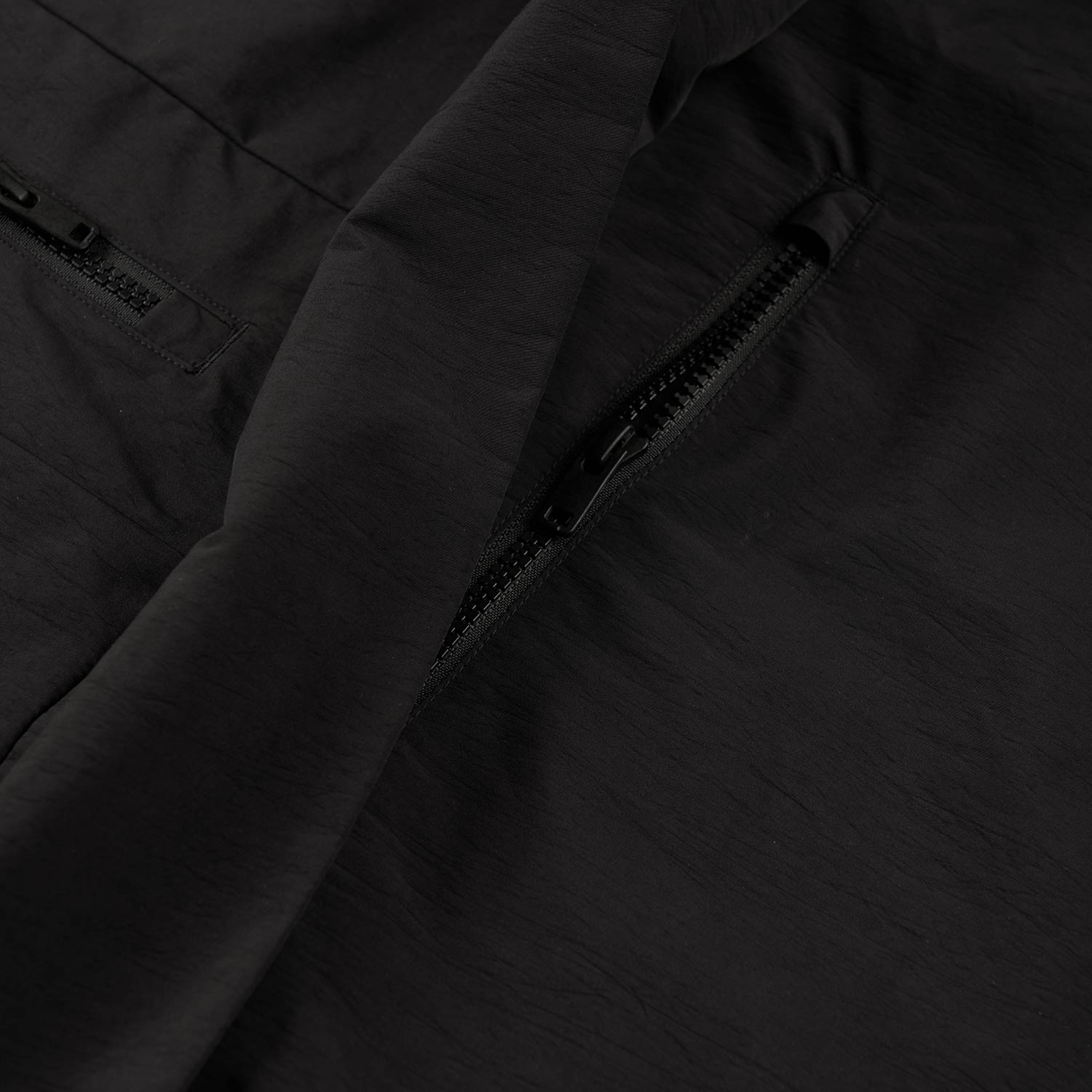 Y-3 3-Streifen Nylon Shell 1/2 Zip Jacket (Black) - a.plus