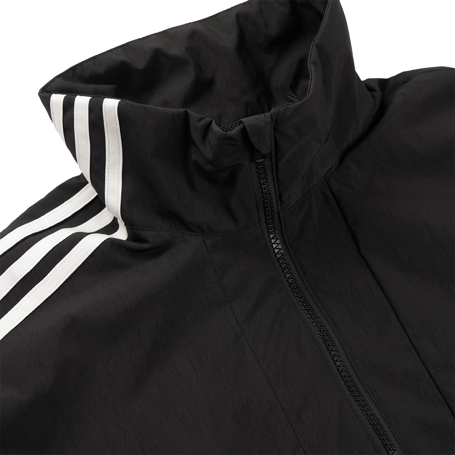 Y-3 3-Streifen Nylon Shell 1/2 Zip Jacket (Black) - a.plus
