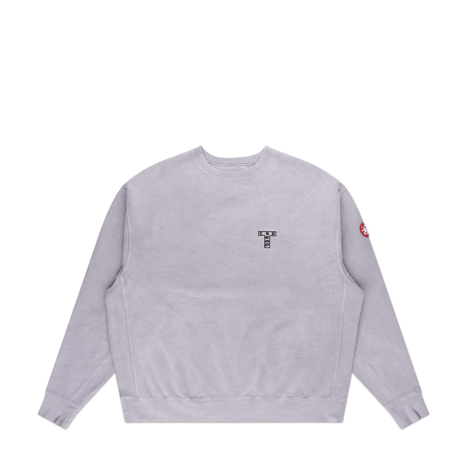 cav empt OVERDYE T cav emp CREW NECK (grau) | a.plus