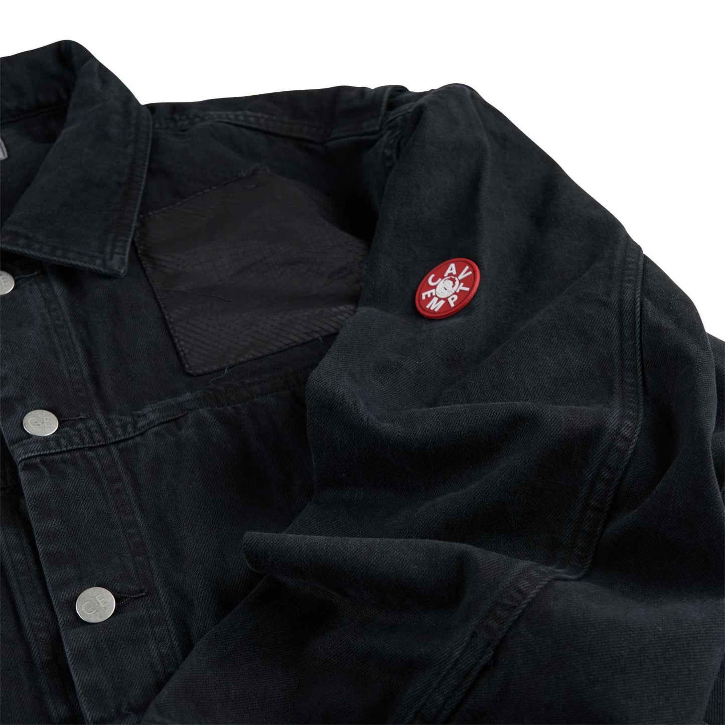 cav empt OVERDYE VH EX DNA DENIM JACKET (black) - a.plus